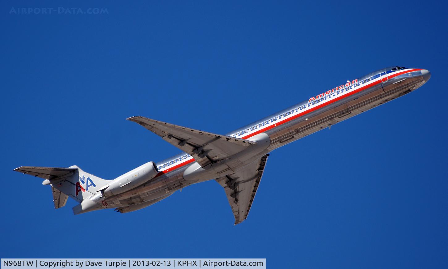 N968TW, 1999 McDonnell Douglas MD-83 (DC-9-83) C/N 53618, ID'd by fleet number near nose (4YB).