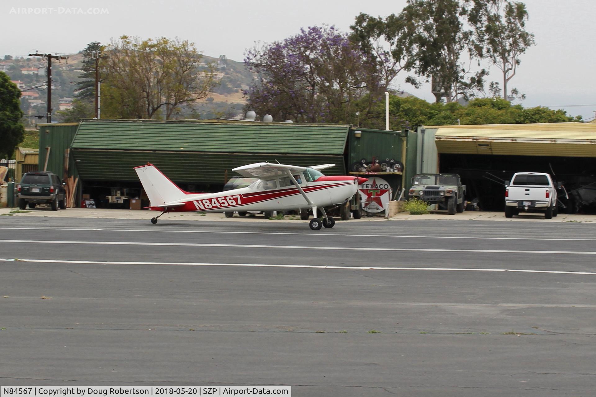 N84567, 1969 Cessna 172K Skyhawk C/N 17258525, 1969 Cessna 172K SKYHAWK, Lycoming O-320-E2D 150 Hp, taxi to Rwy 22