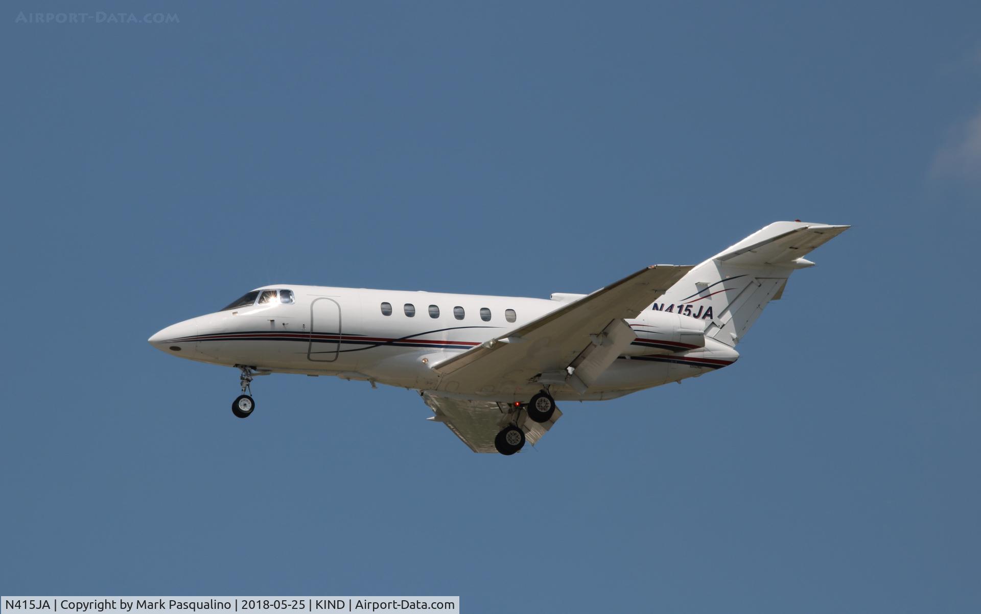 N415JA, 2001 Raytheon Hawker 800XP C/N 258516, Raytheon 800XP