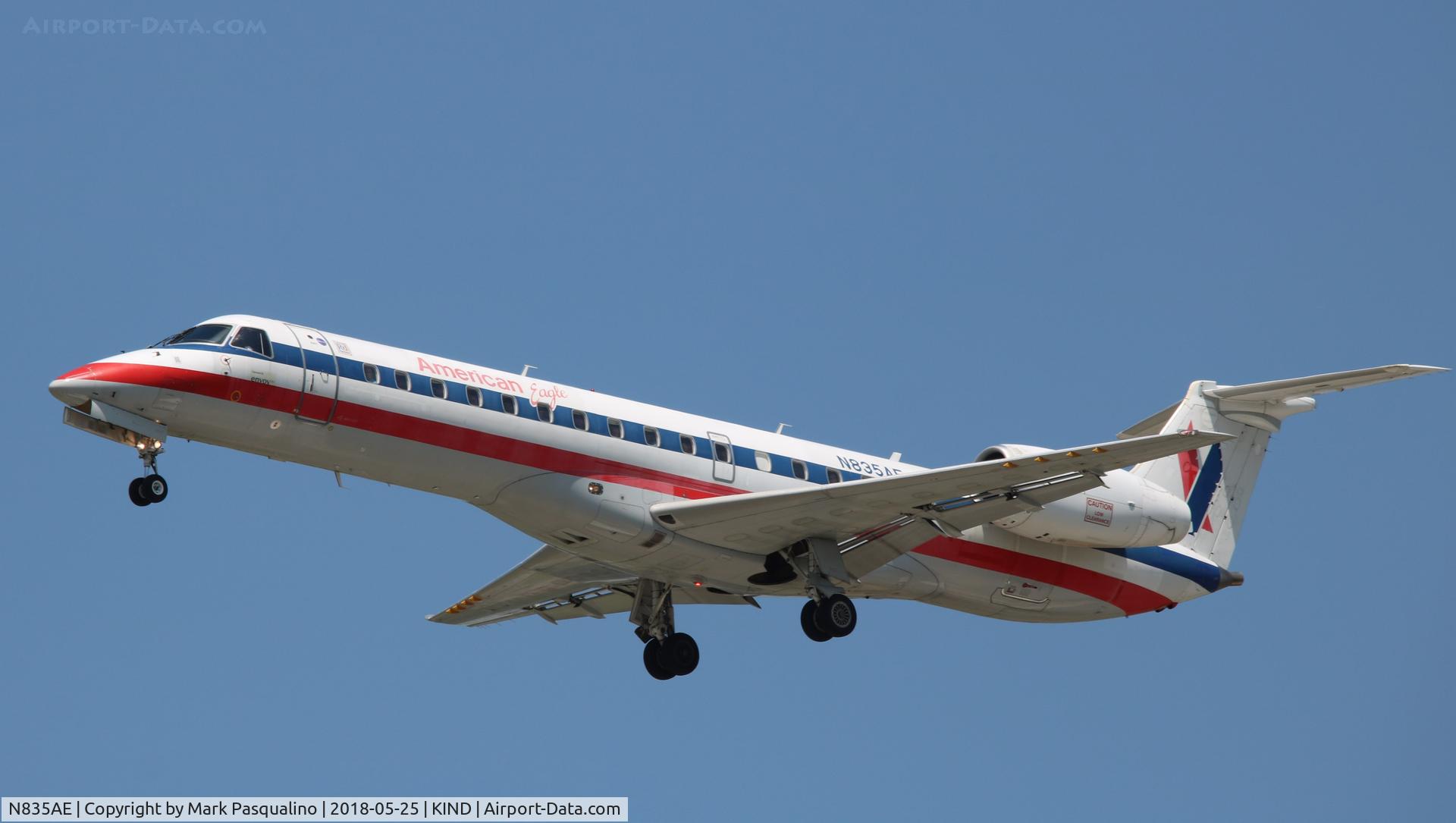 N835AE, 2002 Embraer ERJ-140LR (EMB-135KL) C/N 145634, EMB-135KL