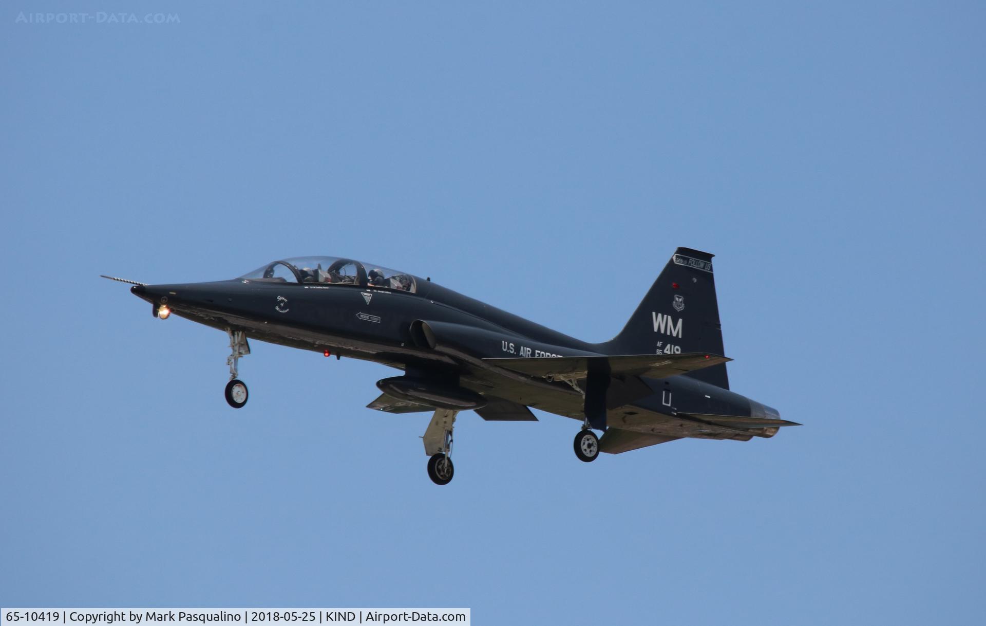 65-10419, 1965 Northrop T-38A-60-NO Talon C/N N.5838, Northrop T-38A
