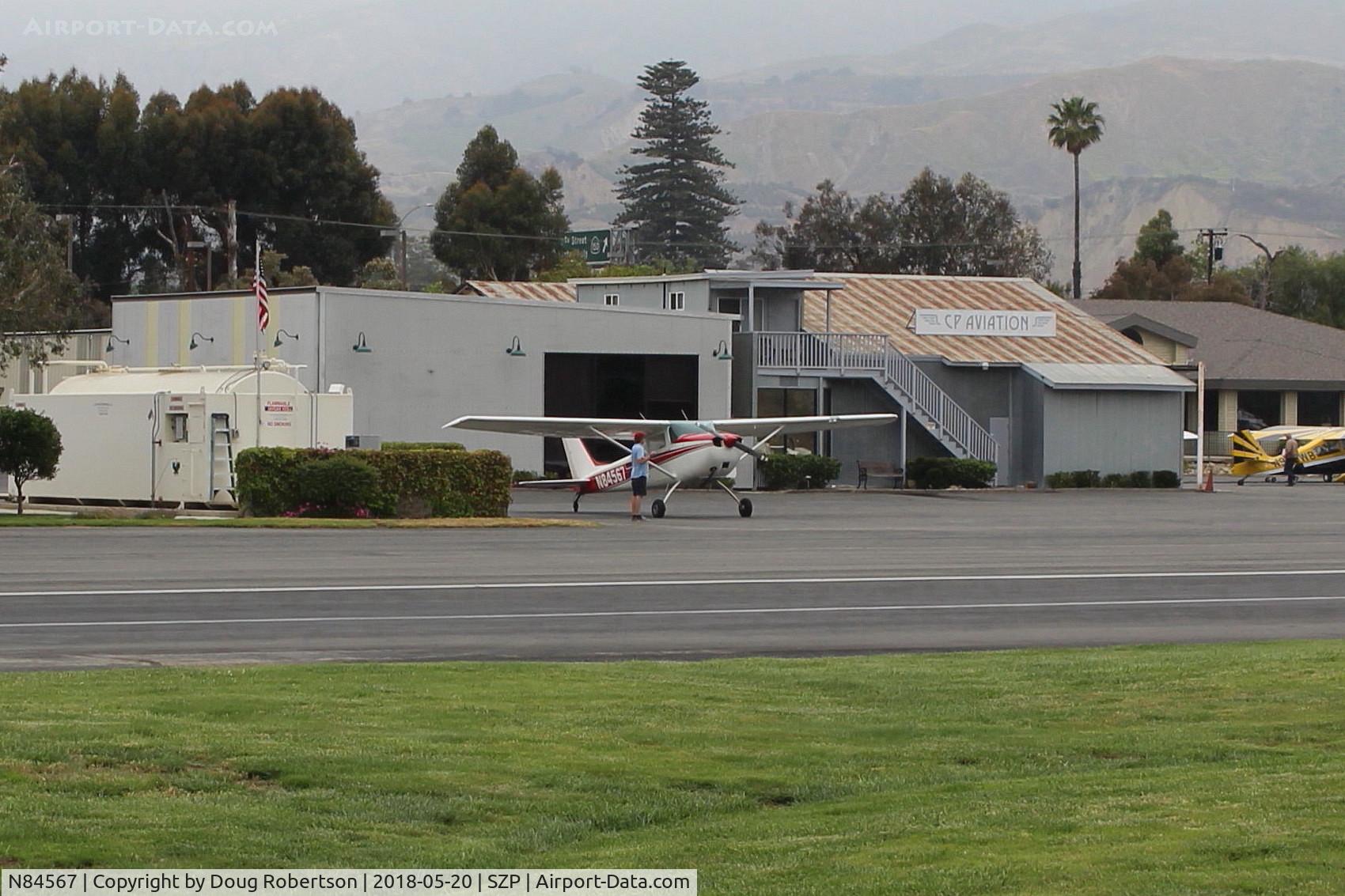 N84567, 1969 Cessna 172K Skyhawk C/N 17258525, 1967 Cessna 172K SKYHAWK, Lycoming O-320 E2D 150Hp, at Fuel Dock