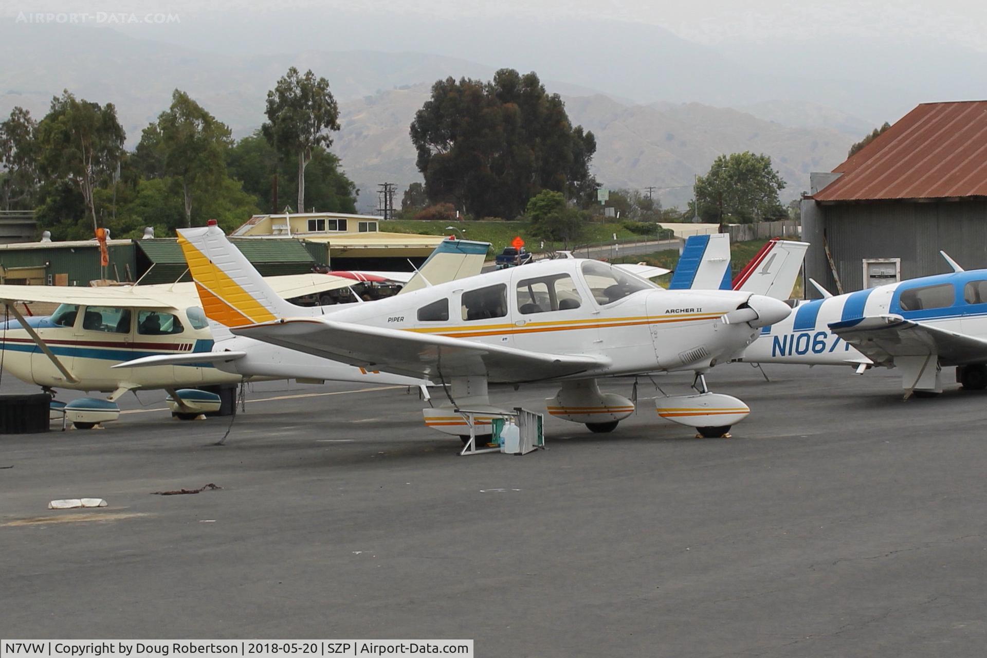 N7VW, 1977 Piper PA-28-181 Archer II C/N 28-7890145, 1977 Piper PA-28-181 ARCHER II, Lycoming O&VO-360 180 Hp