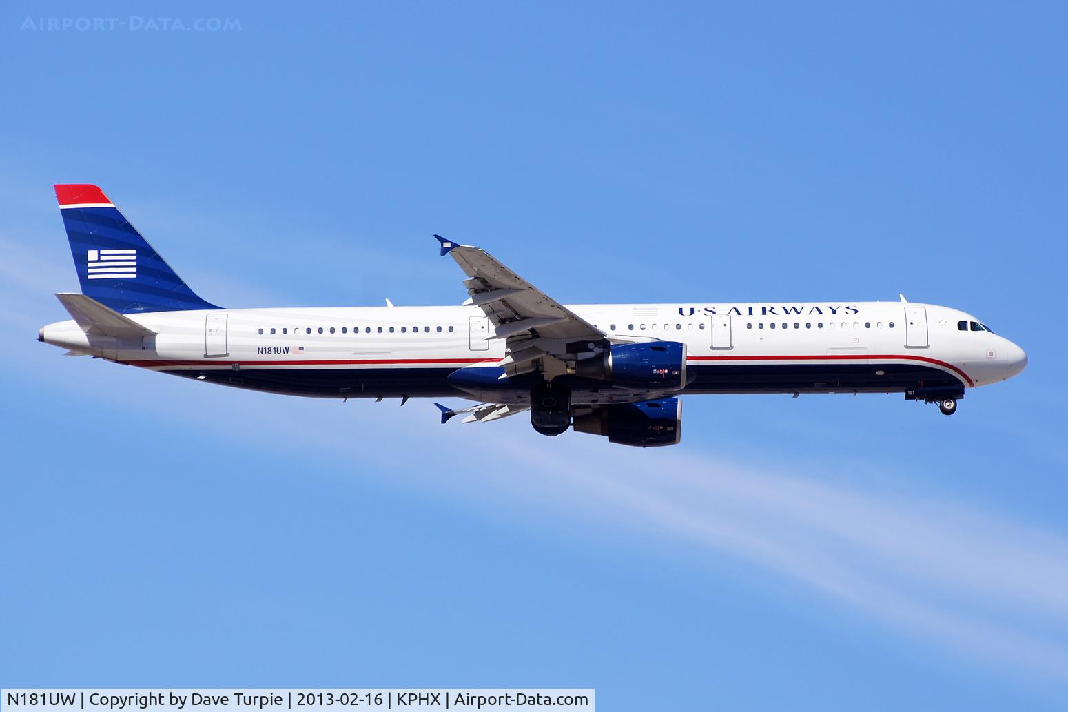 N181UW, 2001 Airbus A321-211 C/N 1531, No comment.