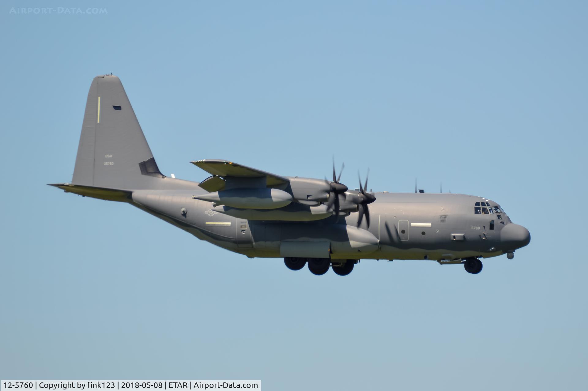 12-5760, 2014 Lockheed Martin MC-130J Commando II C/N 382-5760, Departing ramstein