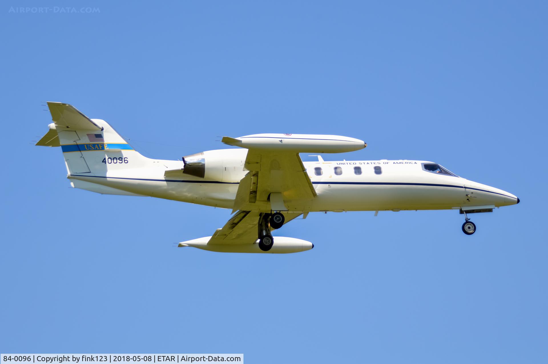 84-0096, 1984 Gates Learjet C-21A (35A) C/N 35A-542, C21A departing Ramstein
