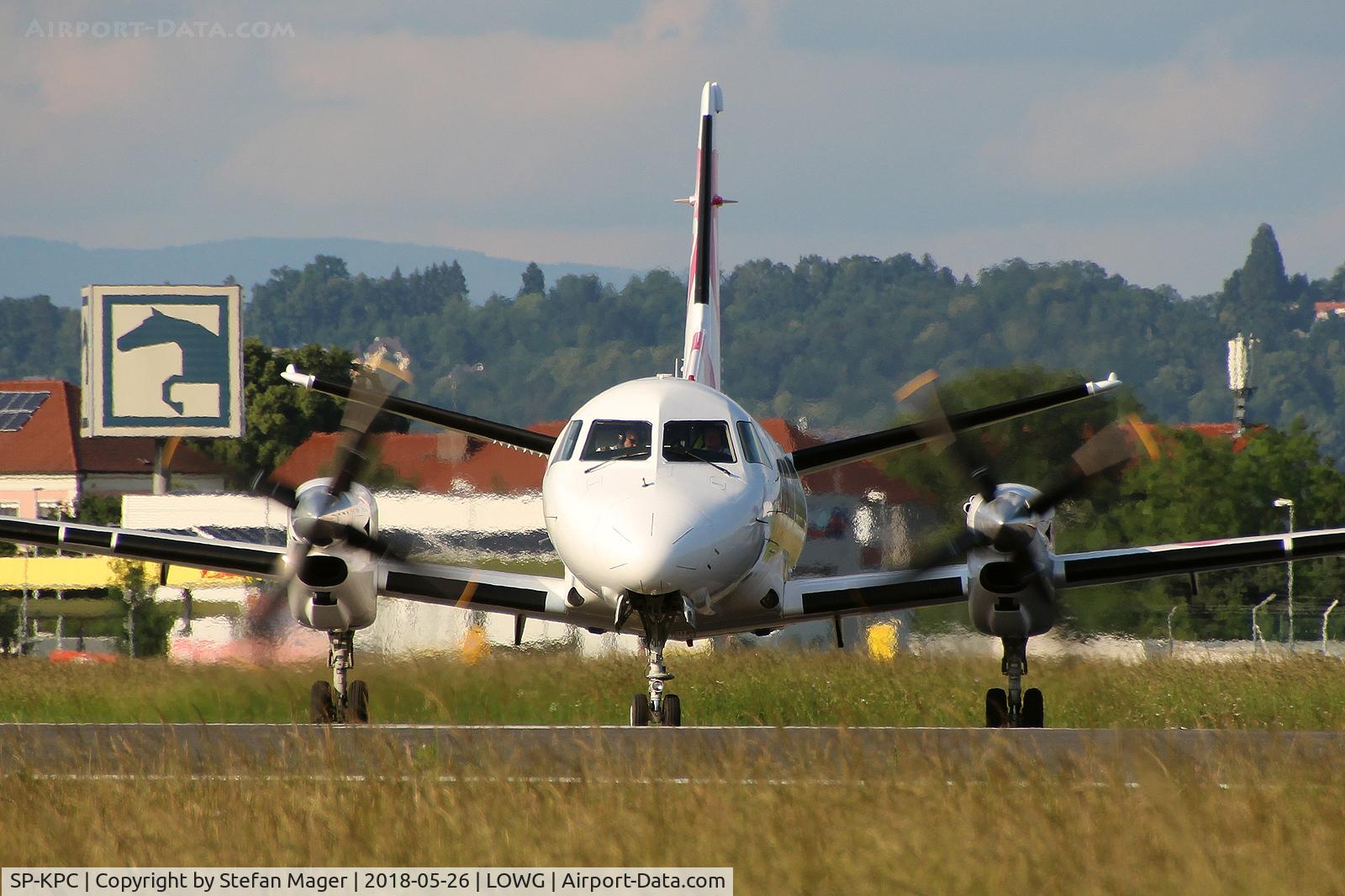 SP-KPC, 1986 Saab SF340A C/N 340A-070, Sprint Air Saab 340A @GRZ (single charter to FDH)