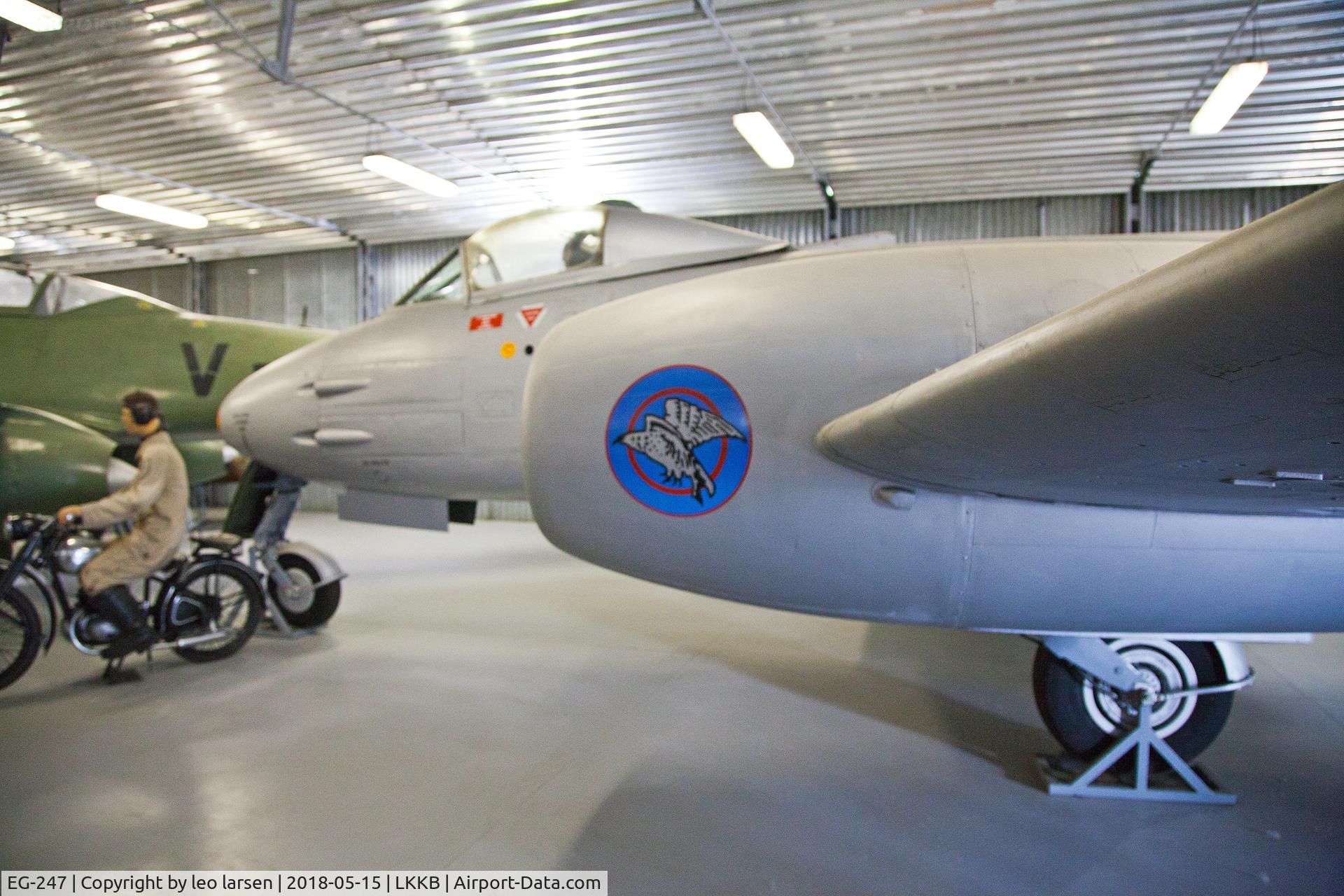 EG-247, 1953 Gloster Meteor F.8 C/N 6522, Kbely Air Museum 15.5.2018