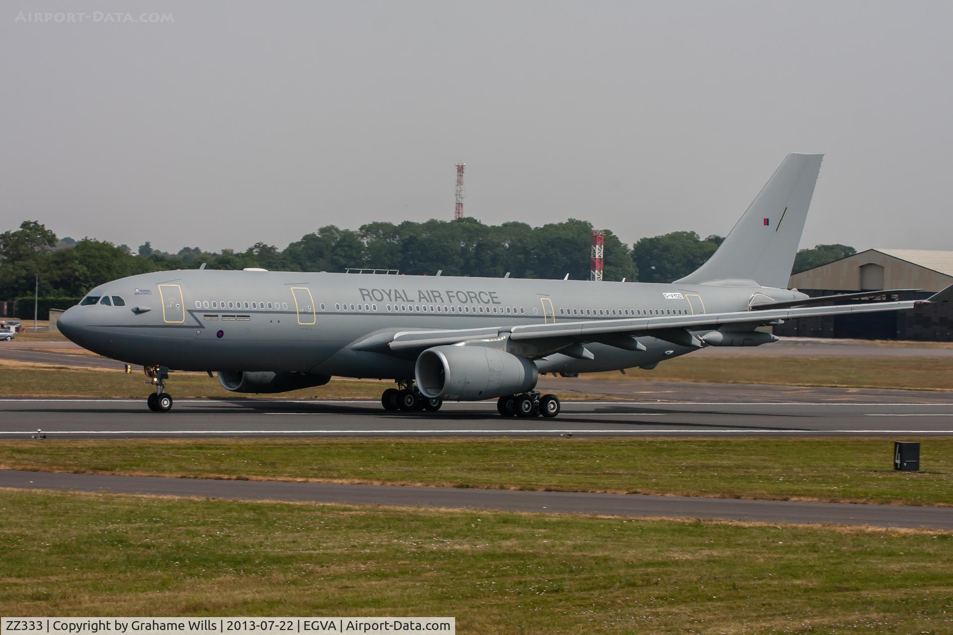 ZZ333, 2012 Airbus KC3 Voyager (A330-243MRTT) C/N 1312, Airbus Voyager KC3 ZZ333 10 Sqd RAF Fairford 22/7/13