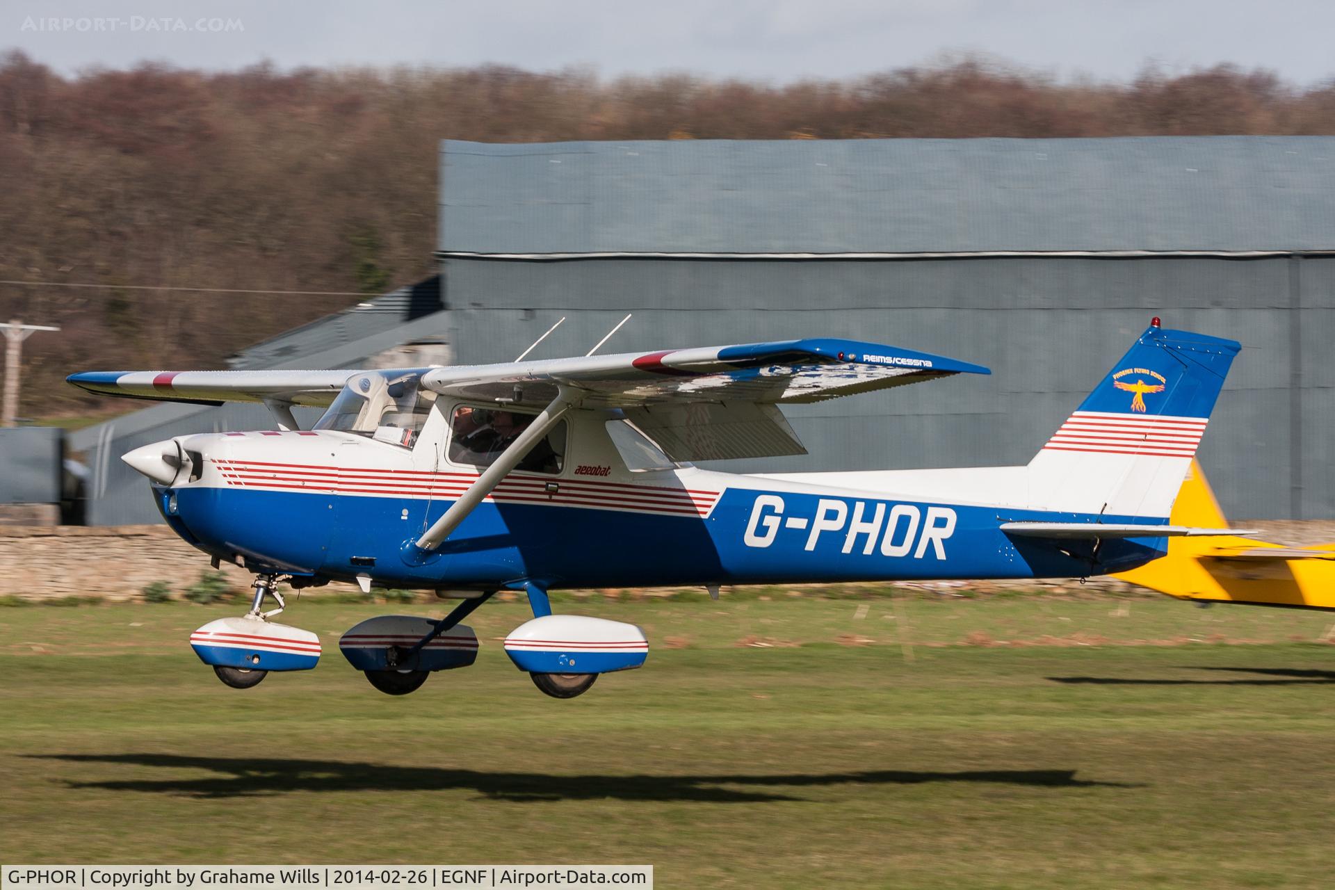 G-PHOR, 1972 Reims FRA150L Aerobat C/N 0157, Cessna FRA150L Aerobat G-PHOR Netherthorpe 26/2/14