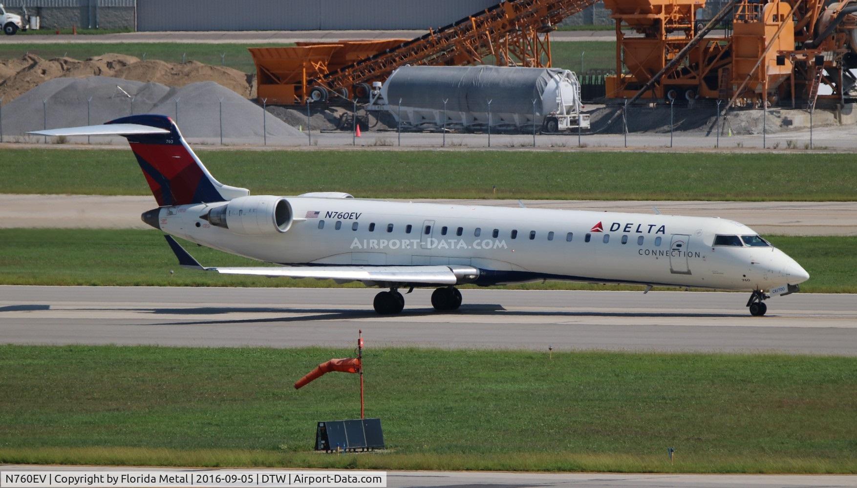 N760EV, 2005 Bombardier CRJ-701ER (CL-600-2C10) Regional Jet C/N 10212, Delta Connection