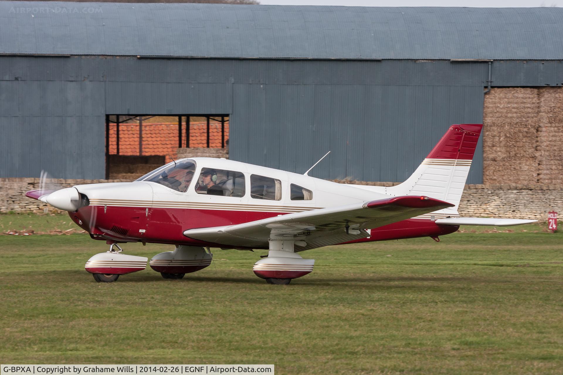G-BPXA, 1983 Piper PA-28-181 Cherokee Archer II C/N 28-8390064, Piper PA-28-181 Archer II G-BPXA Cherokee Flying Group Netherthorpe 26/2/14