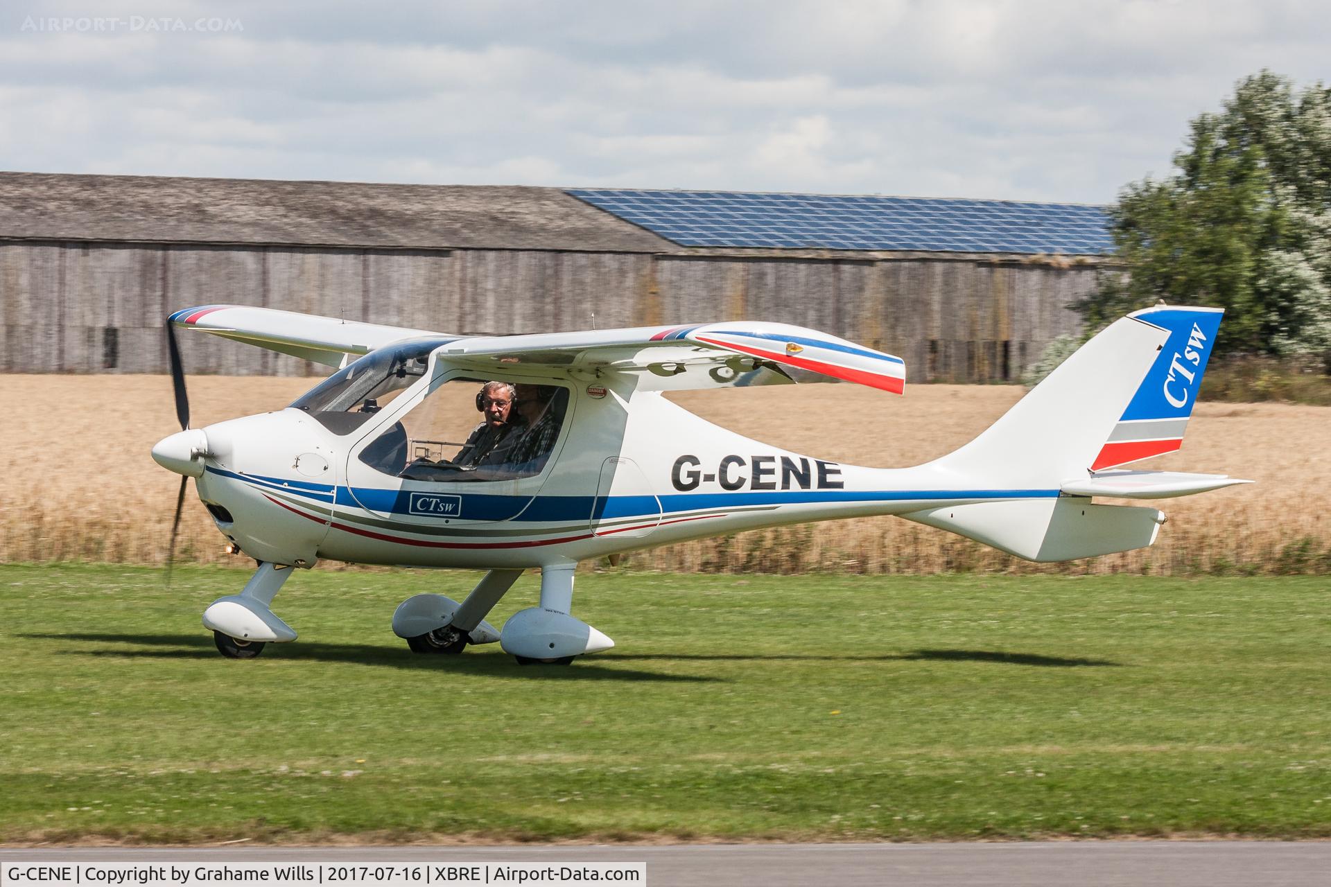 G-CENE, 2007 Flight Design CTSW C/N 8273, Flight Design CTSW G-CENE CT Flying Group Breighton 16/7/17