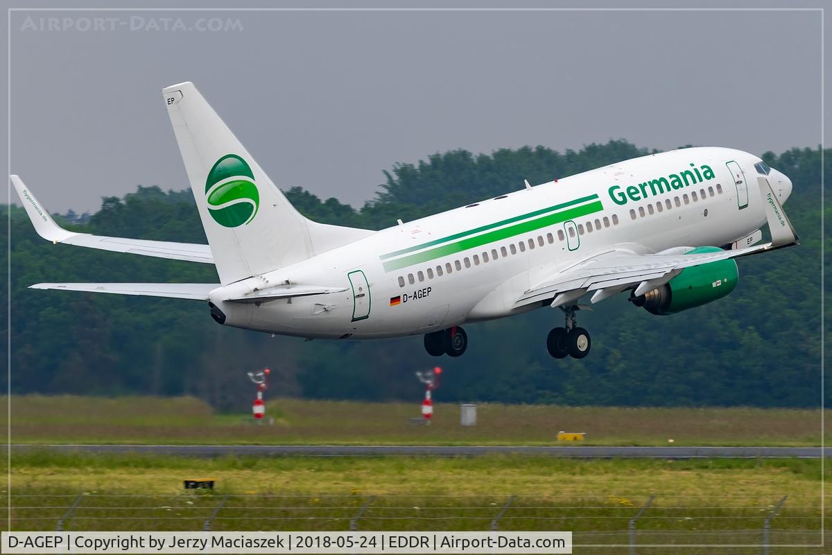 D-AGEP, 1998 Boeing 737-75B C/N 28102, Boeing 737-75B