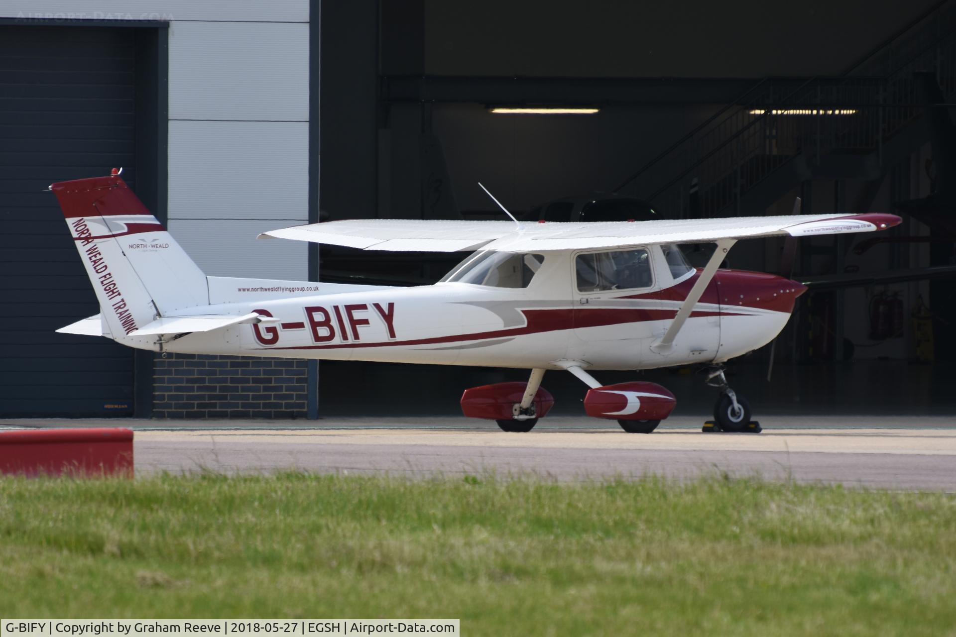 G-BIFY, 1972 Reims F150L C/N 0829, Parked at Norwich.