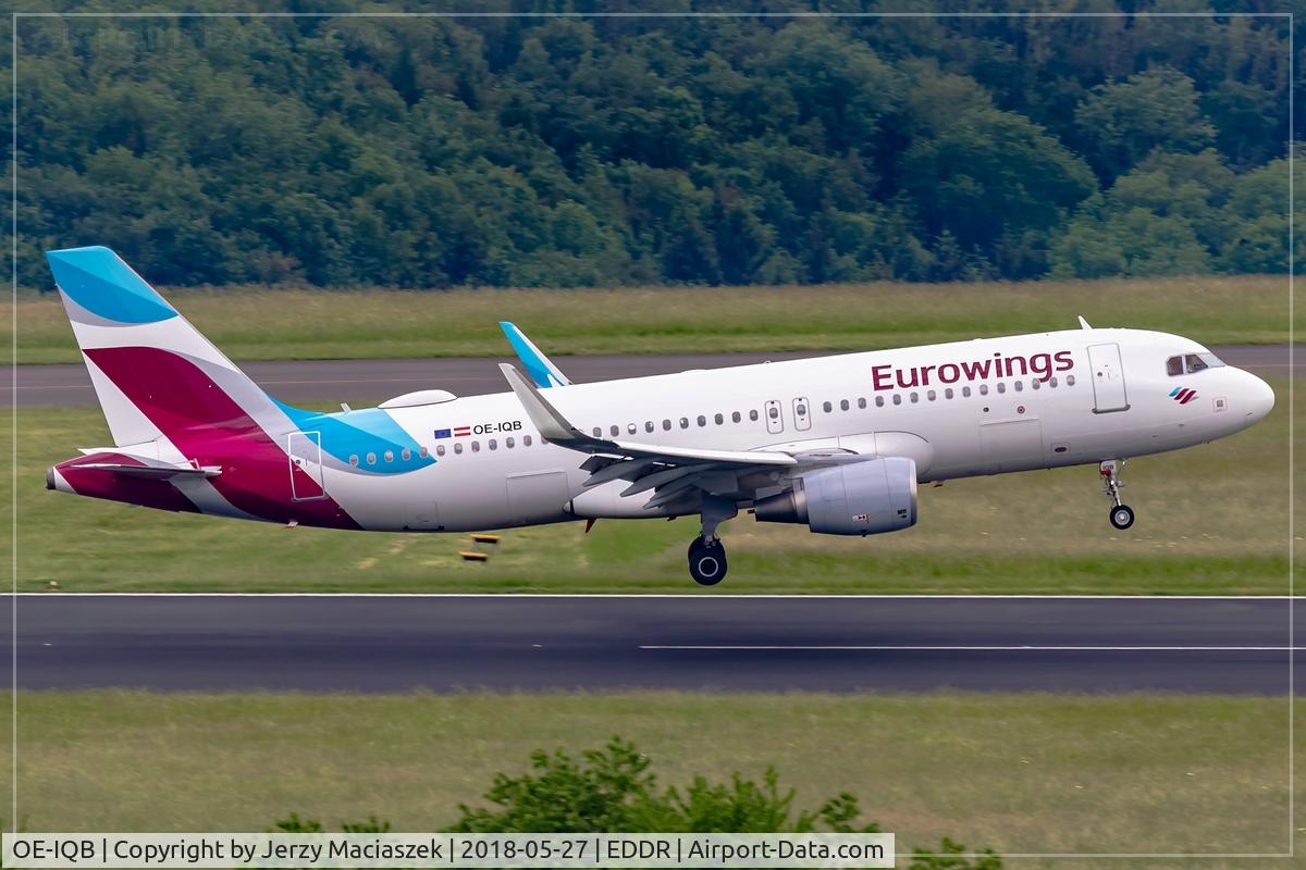 OE-IQB, 2016 Airbus A320-214 C/N 7012, Airbus A320-214,