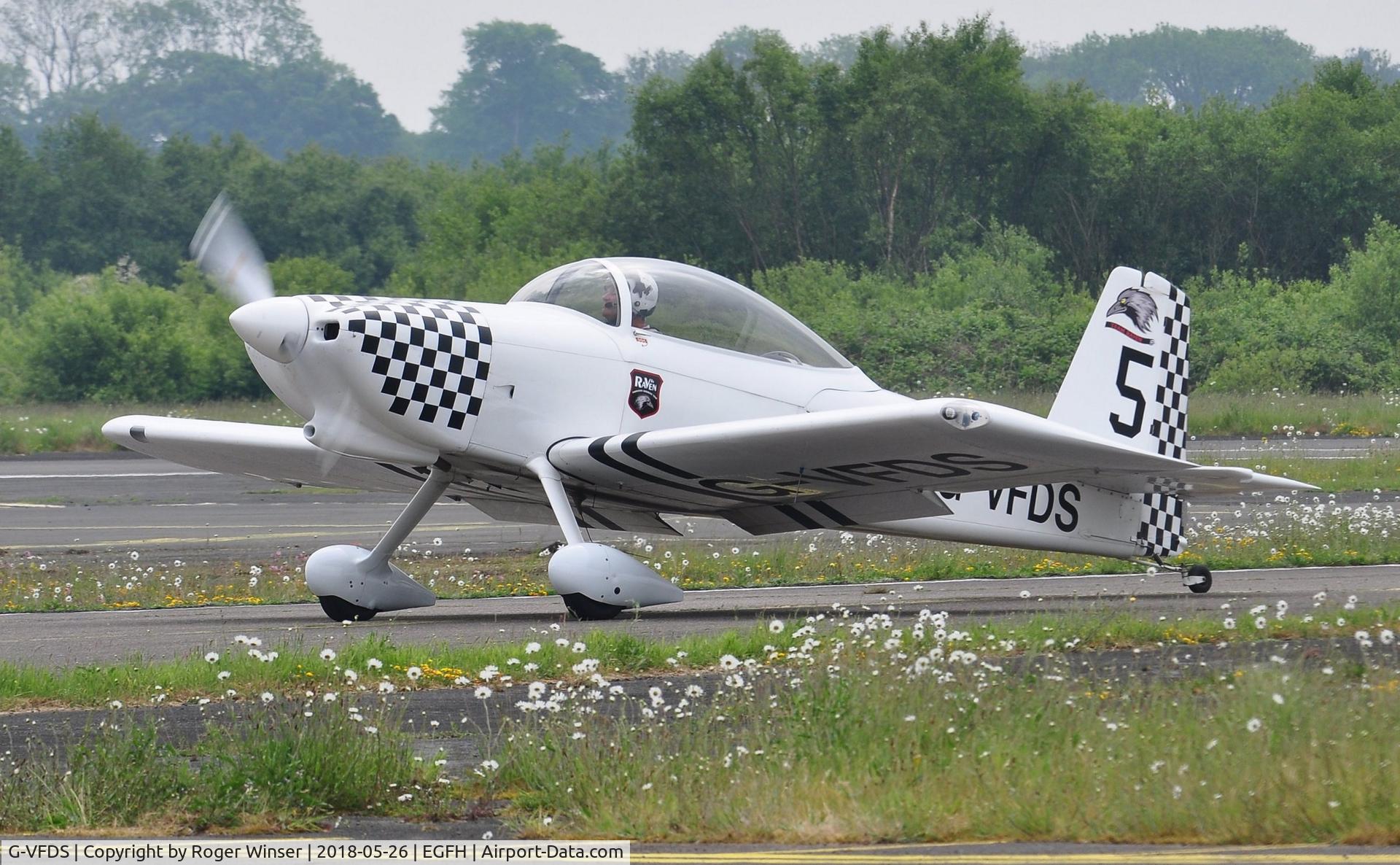 G-VFDS, 2012 Vans RV-8 C/N PFA 303-14637, As Raven 5 of Team Raven.