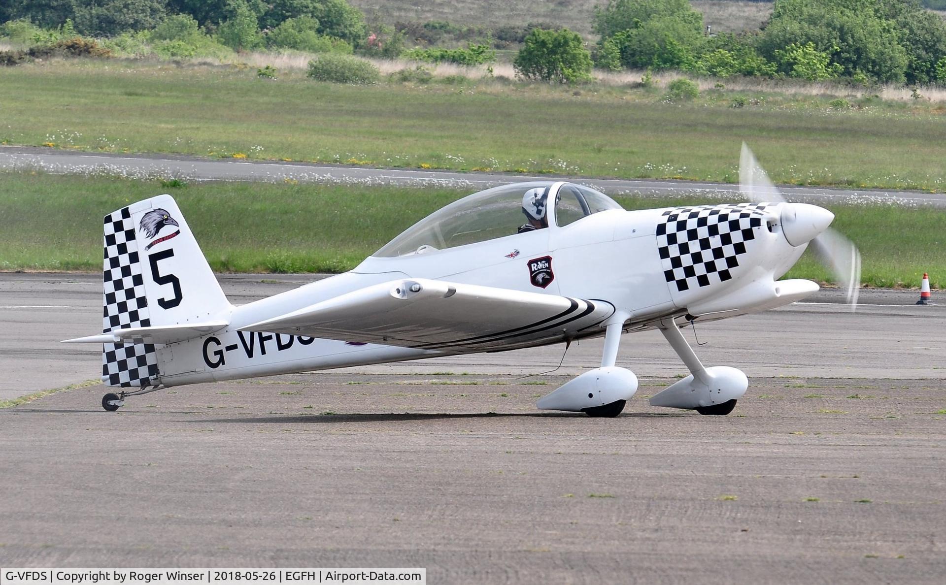 G-VFDS, 2012 Vans RV-8 C/N PFA 303-14637, As Raven 5 of Team Raven.