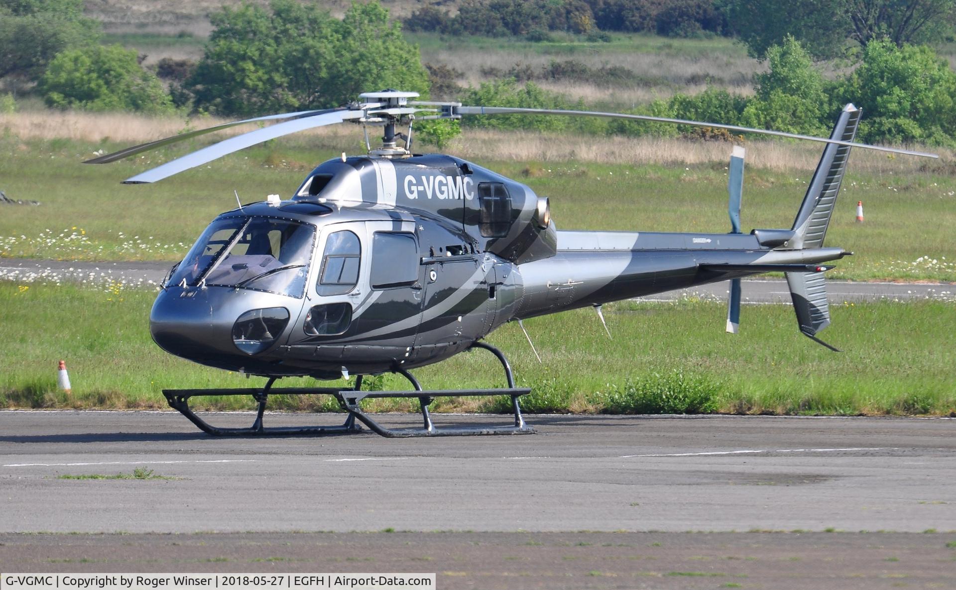 G-VGMC, 2001 Eurocopter AS-355N Ecureuil 2 C/N 5693, Visiting Ecureuil 2 helicopter operated by Cheshire Helicopters Ltd.