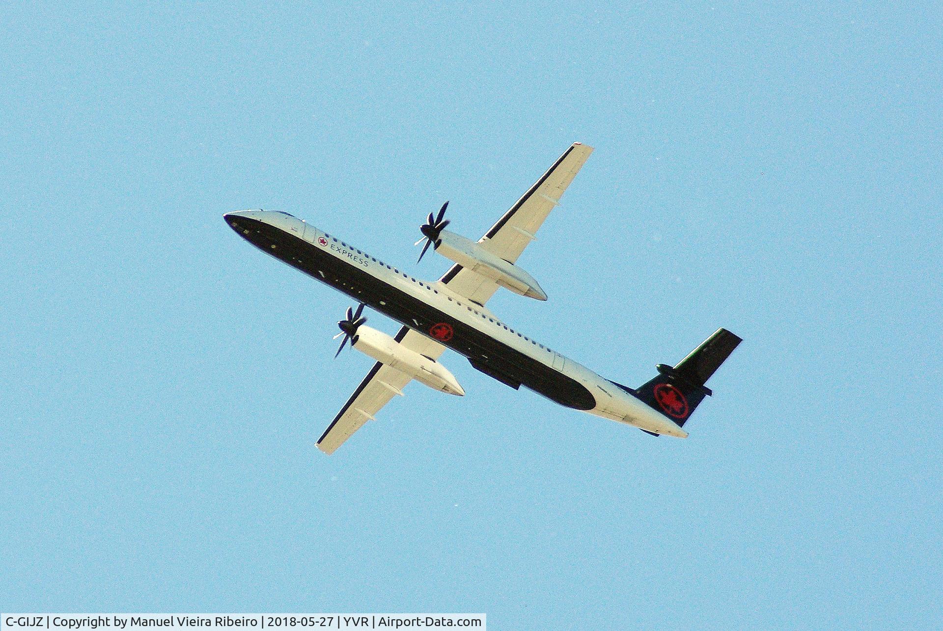 C-GIJZ, 2015 De Havilland Canada DHC-8-402 Dash 8 C/N 4509, Now in the 2017 livery.
Operating AC8263 Vancouver to Nanaimo.