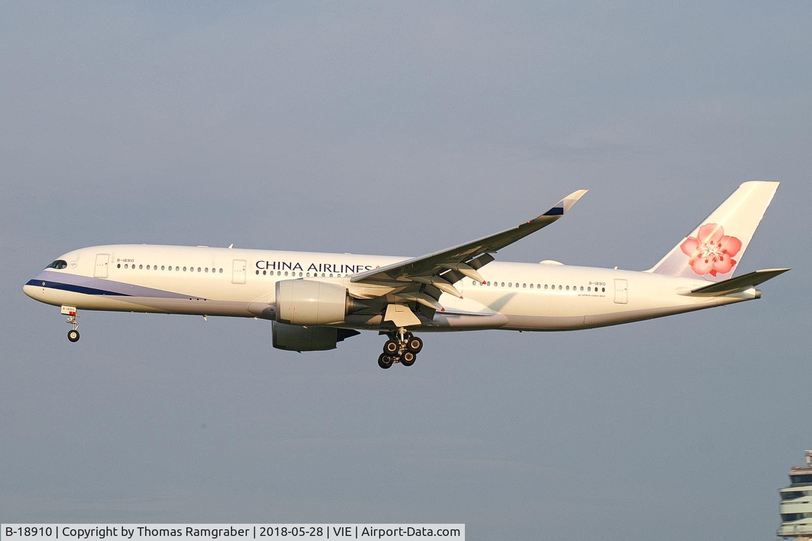 B-18910, 2017 Airbus A350-941 C/N 151, China Airlines Airbus A350-900