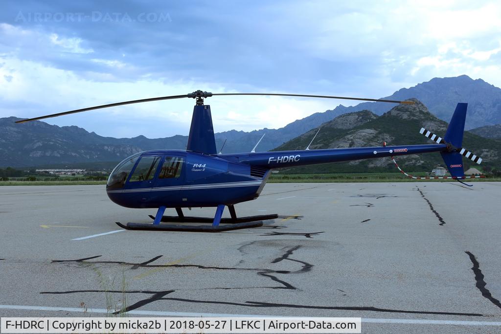 F-HDRC, Robinson R44  Raven II C/N 12546, Parked