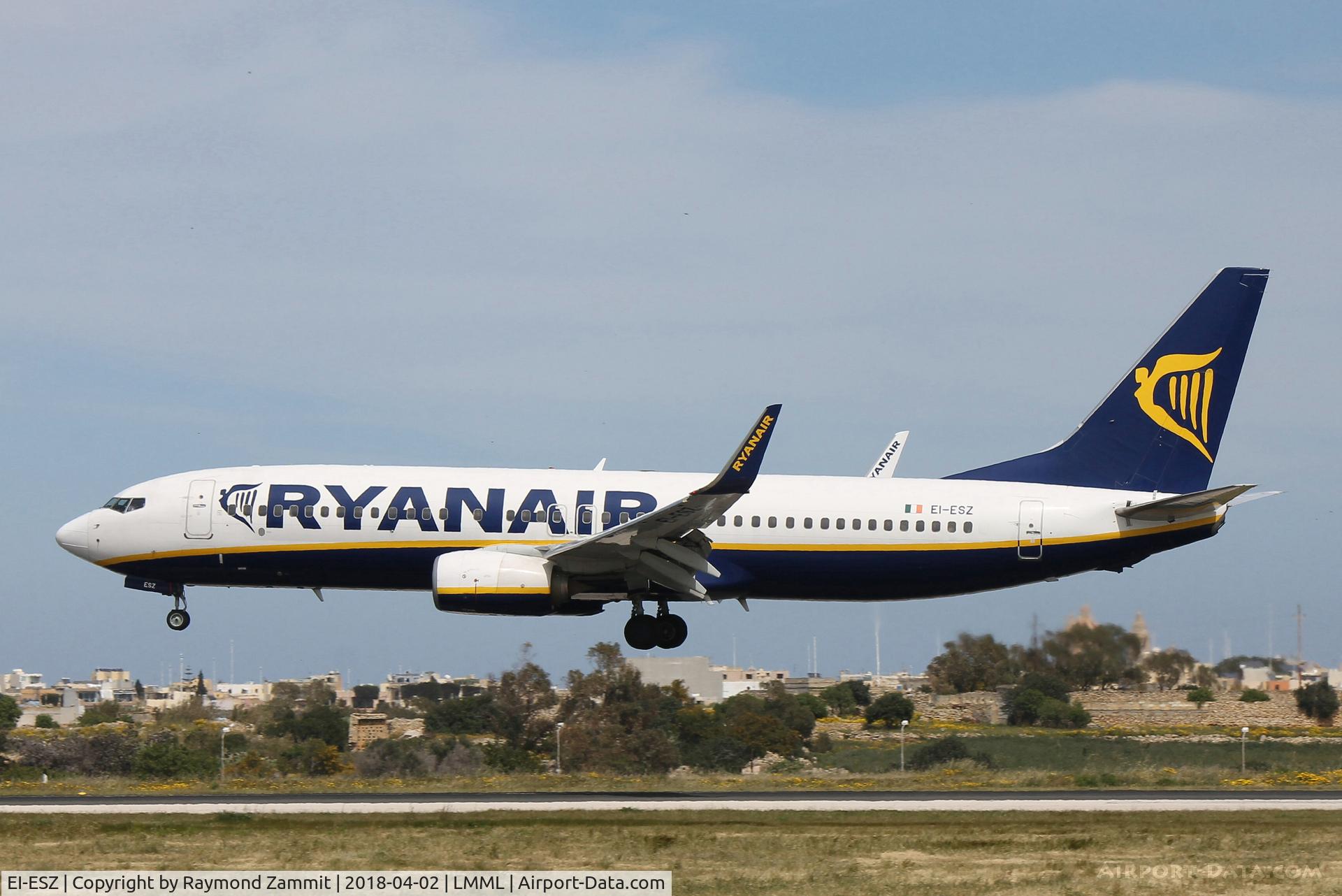 EI-ESZ, 2011 Boeing 737-8AS C/N 34996, B737-800 EI-ESZ Ryanair