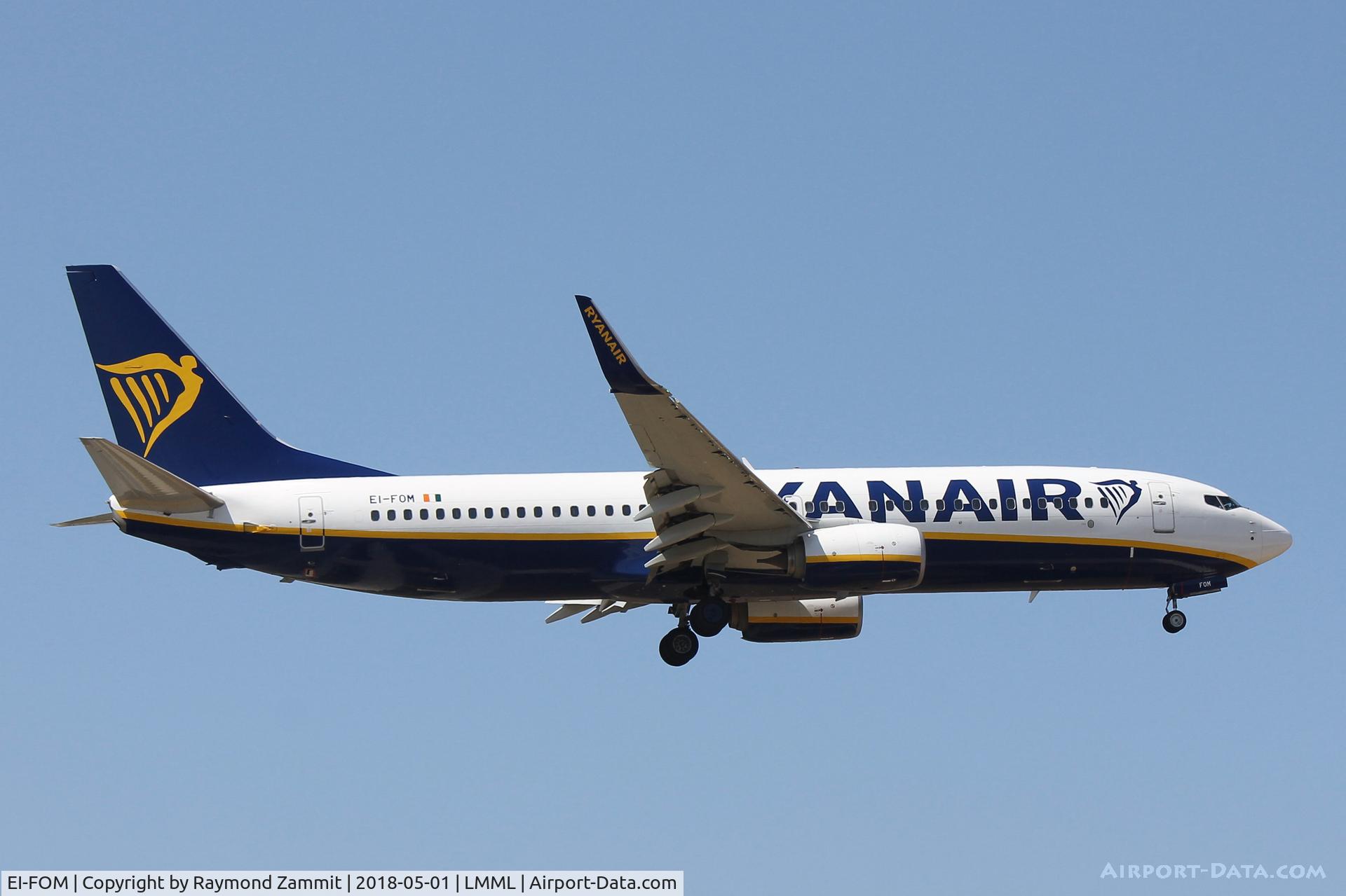 EI-FOM, 2016 Boeing 737-8AS C/N 44720, B737-800 EI-FOM Ryanair