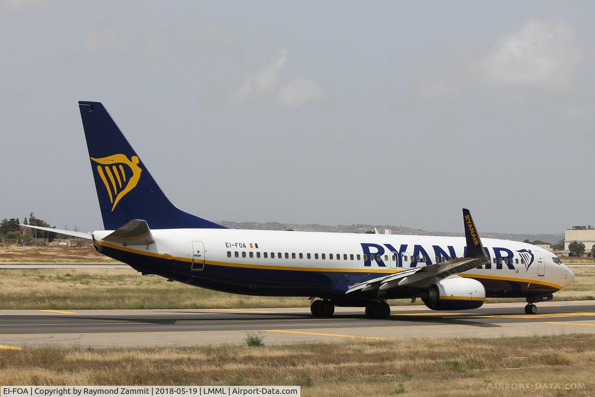 EI-FOA, 2015 Boeing 737-8AS C/N 44708, B737-800 EI-FOA Ryanair