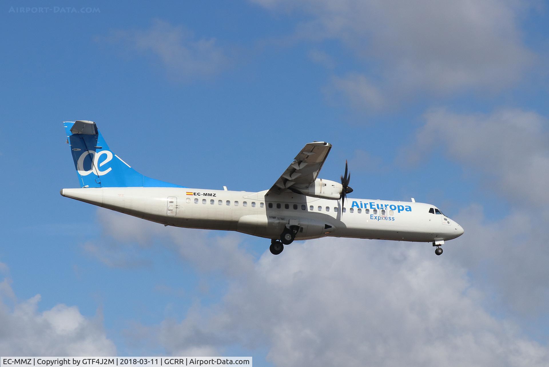 EC-MMZ, 2009 ATR 72-212A C/N 846, EC-MMZ  Air Europa Express at Lanzarote 11Mar18
