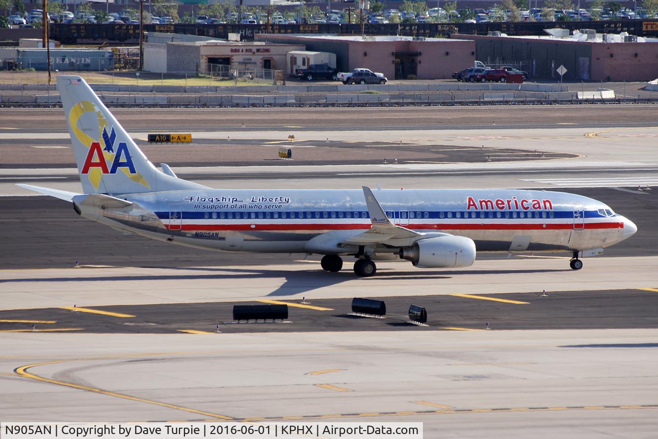 N905AN, 1999 Boeing 737-823 C/N 29507, Flagship Liberity
