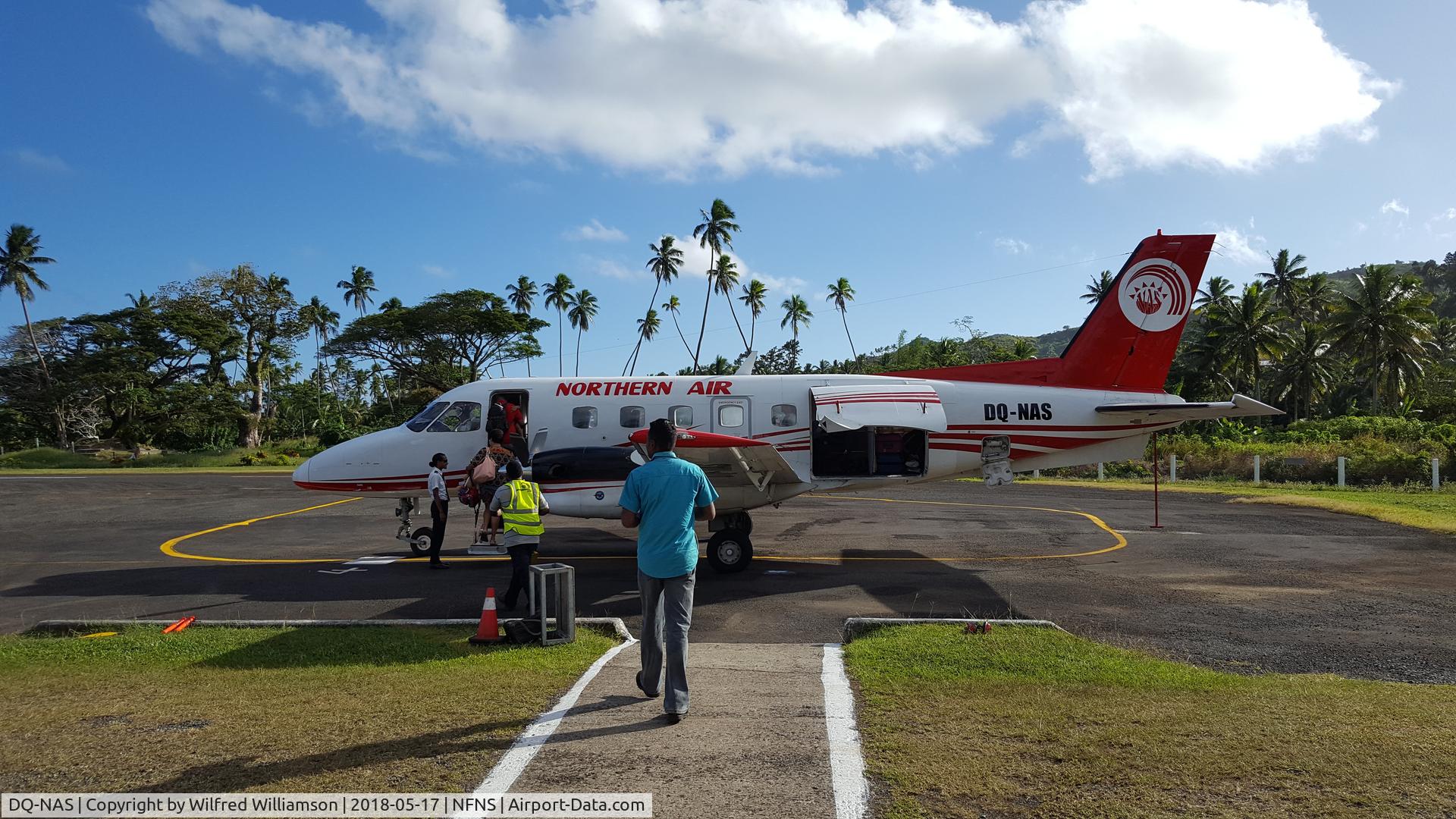 DQ-NAS, 1979 Embraer EMB-110P1 Bandeirante C/N 110237, Northern Air, Fiji, May 2018