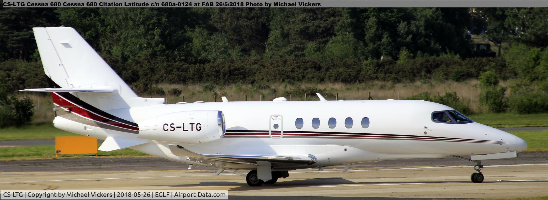 CS-LTG, 2018 Cessna 680A Citation Latitude C/N 680A-0124, Departing runway 06