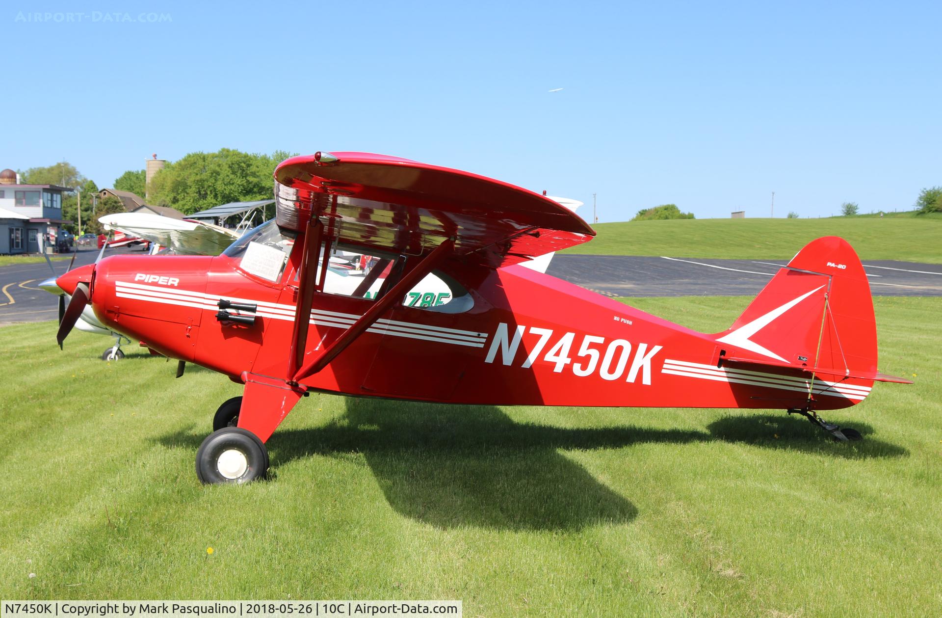 N7450K, 1950 Piper PA-20 Pacer C/N 20-361, Piper PA-20