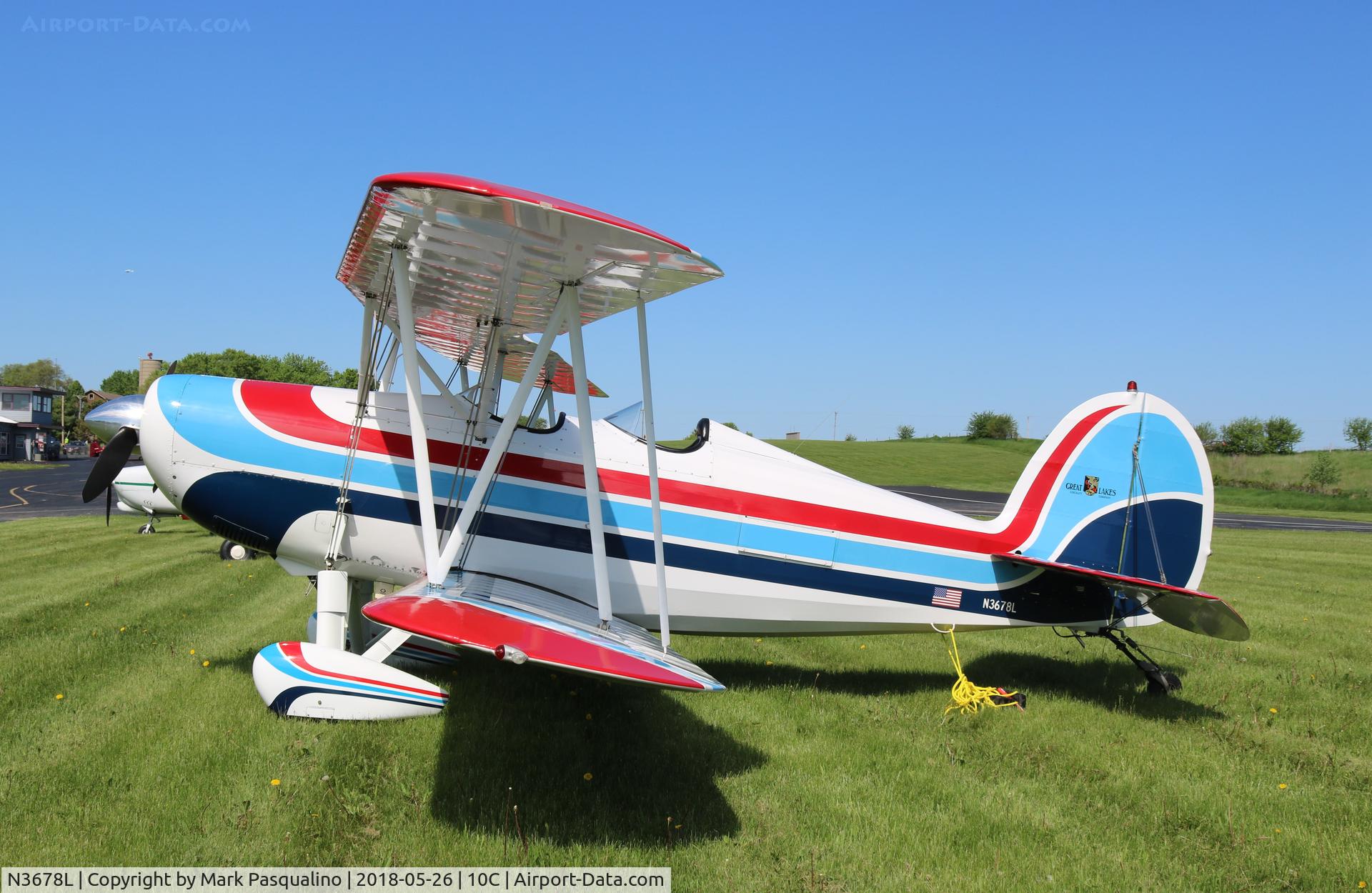 N3678L, 1978 Great Lakes 2T-1A-2 Sport Trainer C/N 0822, Great Lakes 2T-1A-2