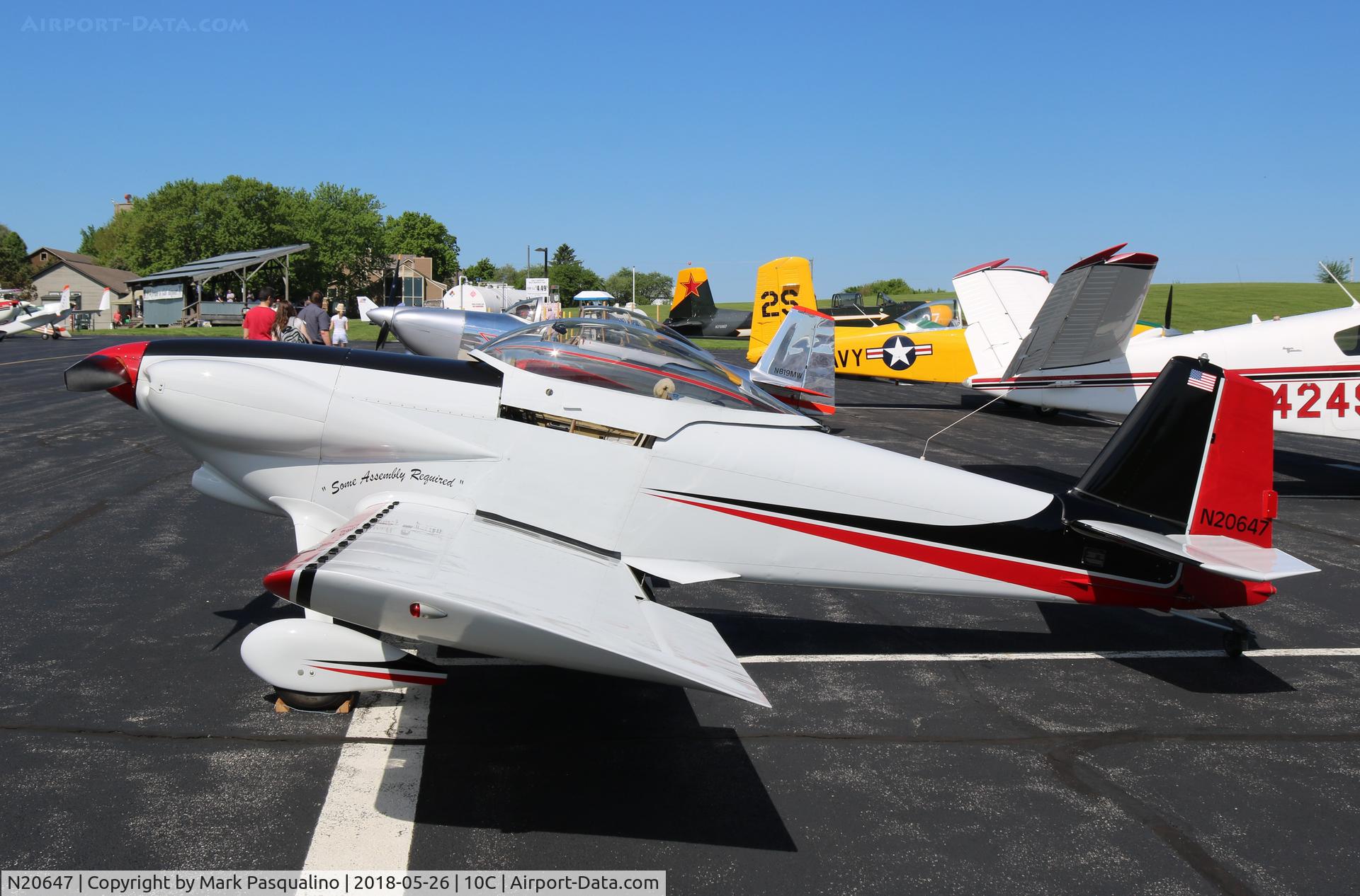 N20647, 2002 Vans RV-3 C/N 10911, Vans RV-3