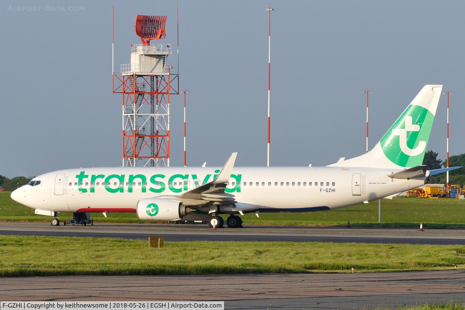 F-GZHI, 2013 Boeing 737-86J C/N 36120, Removed from spray shop with later colour scheme.