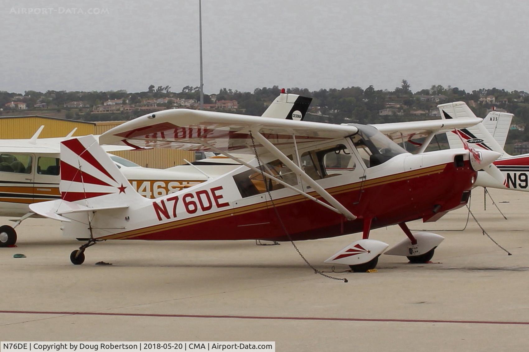 N76DE, 2007 American Champion 7GCAA Adventure Citabria C/N 513-2007, 2007 American Champion 7GCAA ADVENTURE, Lycoming O-360-B2B 160 Hp. NOT a CITABRIA, which would be a 7GCAB by American Champion.