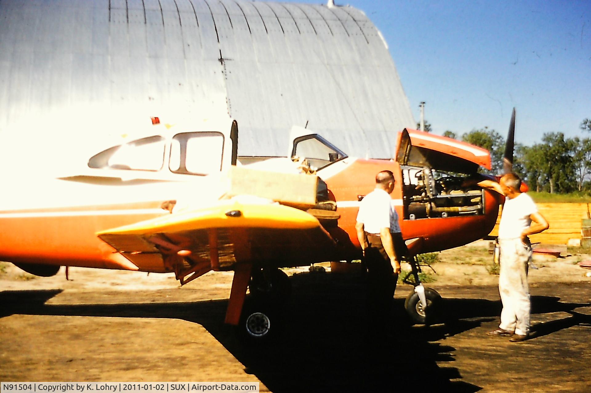 N91504, 1946 North American Navion (NA-145) C/N NAV-4-299, My Dad took this plane to Alaska in 1959