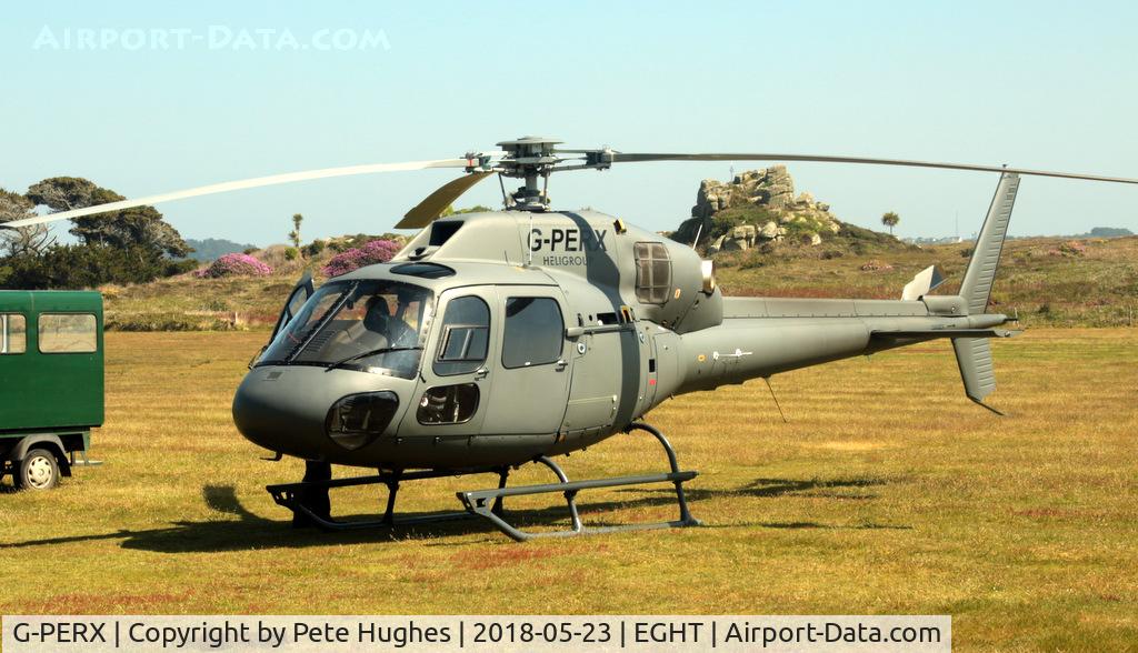 G-PERX, 2017 Airbus Helicopters AS-355NP Ecureuil 2 C/N 5801, G-PERX Twin Squirrel visiting Tresco, Isles of Scilly.