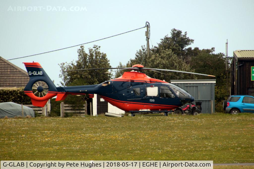 G-GLAB, 2008 Eurocopter EC-135T-2+ C/N 0712, G-GLAB EC135 parked at St Marys, Isles of Scilly