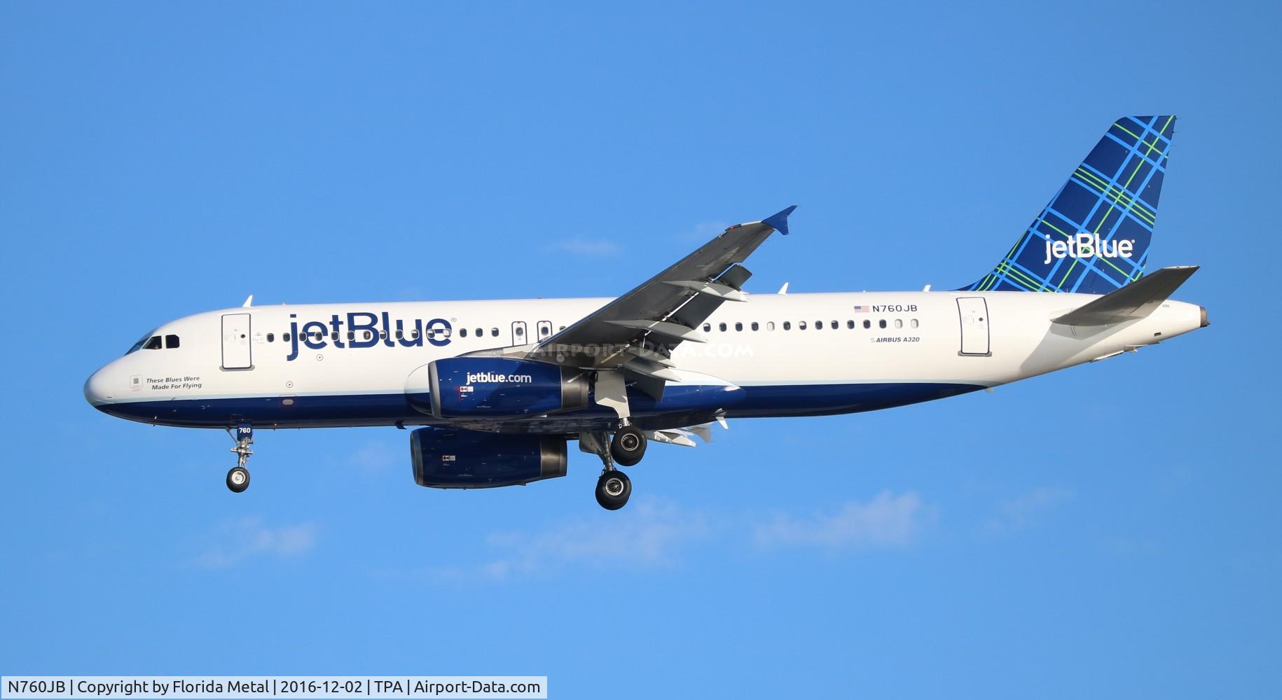 N760JB, 2008 Airbus A320-232 C/N 3659, Jet Blue