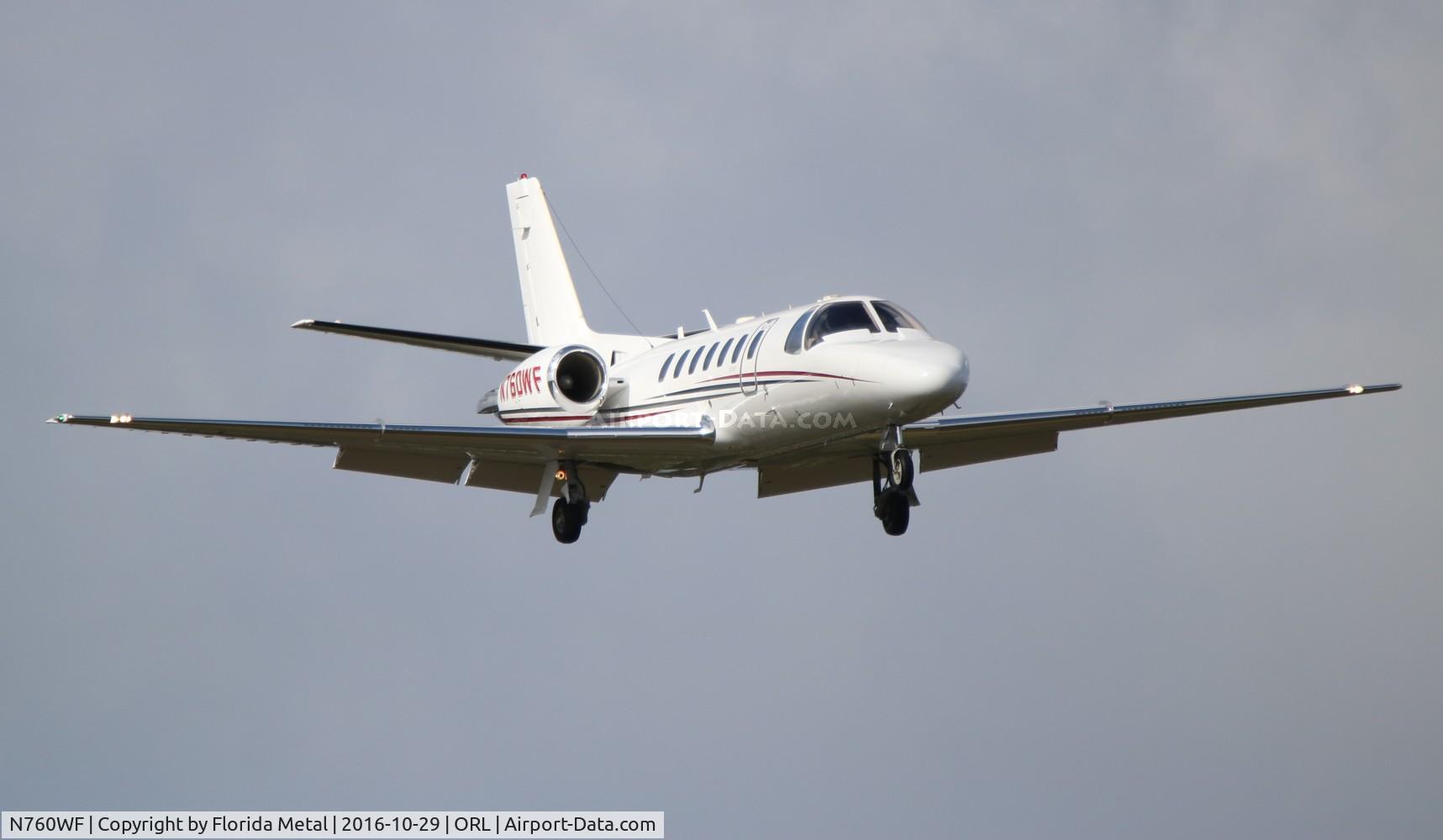 N760WF, 2007 Cessna 560 Citation Ultra C/N 560-0760, Citation 560