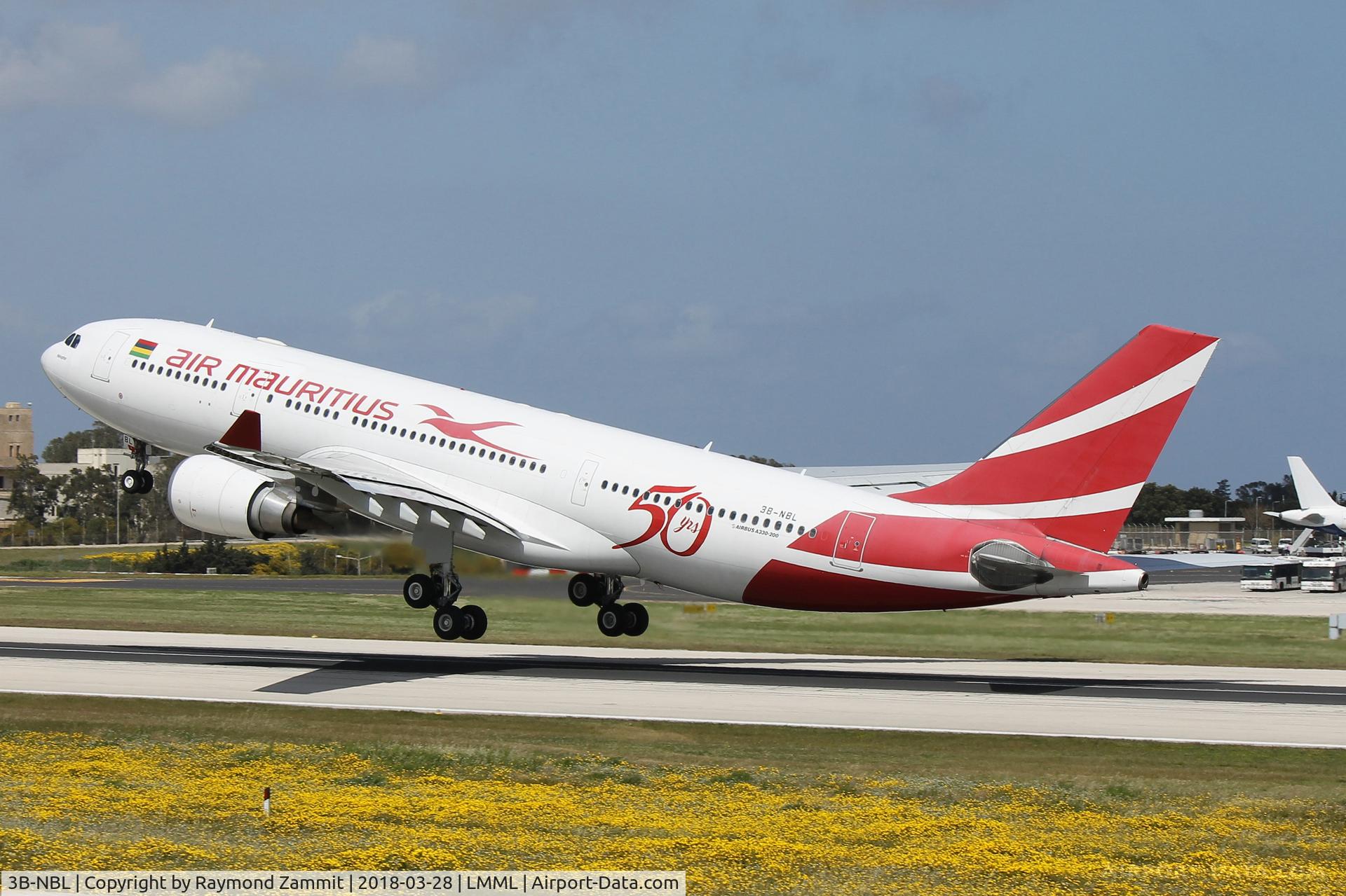 3B-NBL, 2009 Airbus A330-202 C/N 1057, A330 3B-NBL Air Mauritius