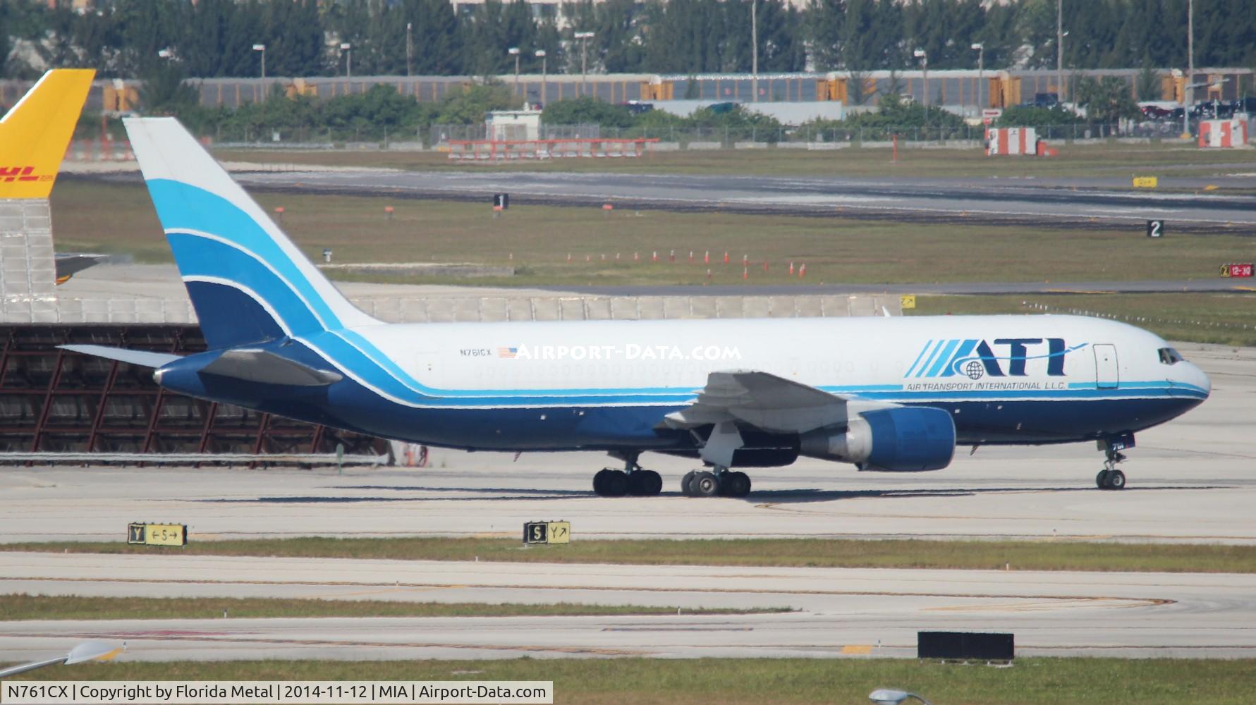 N761CX, 1985 Boeing 767-223(SF) C/N 22318, ATI 767