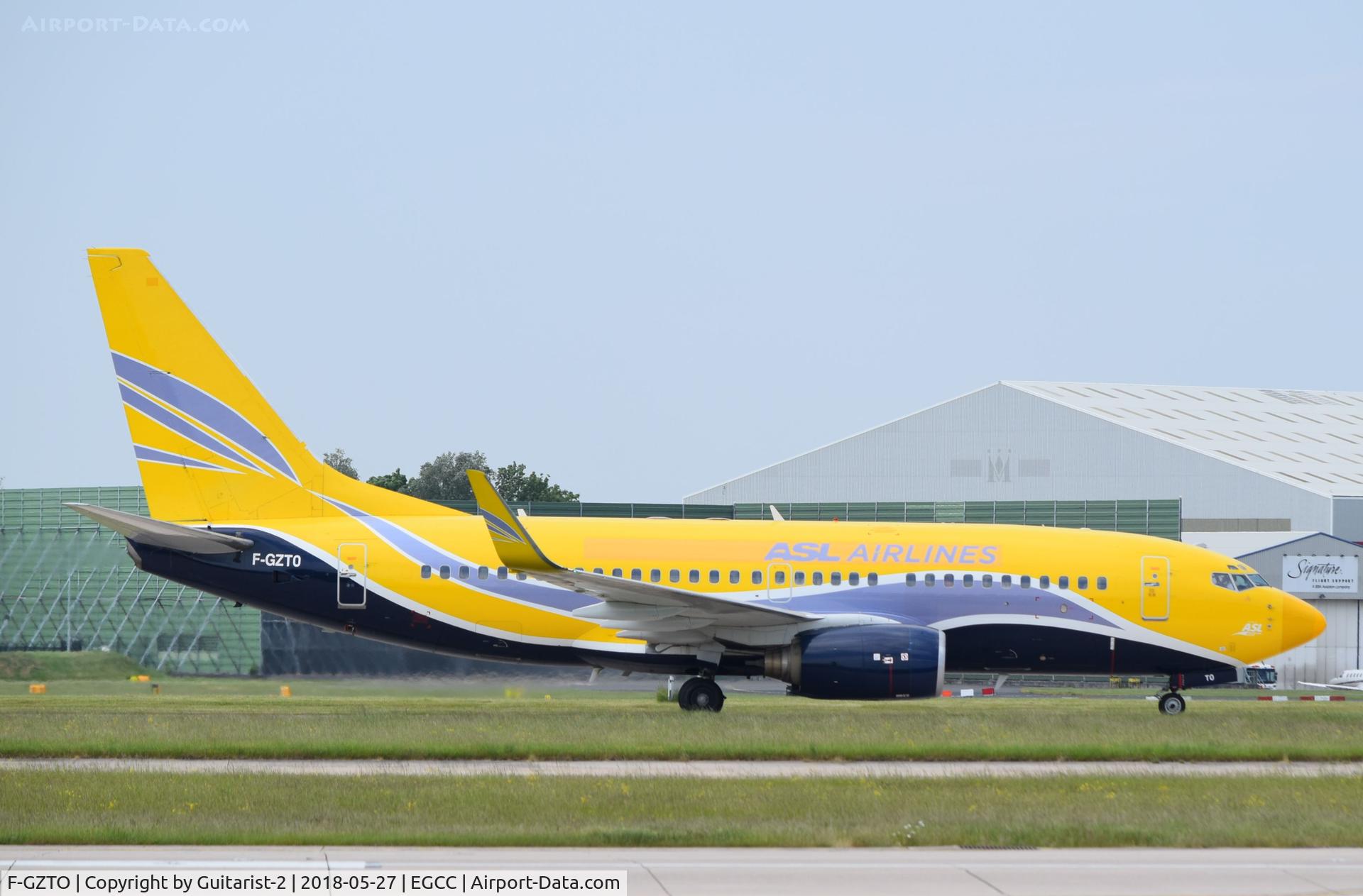F-GZTO, 1999 Boeing 737-73S C/N 29081, At Manchester