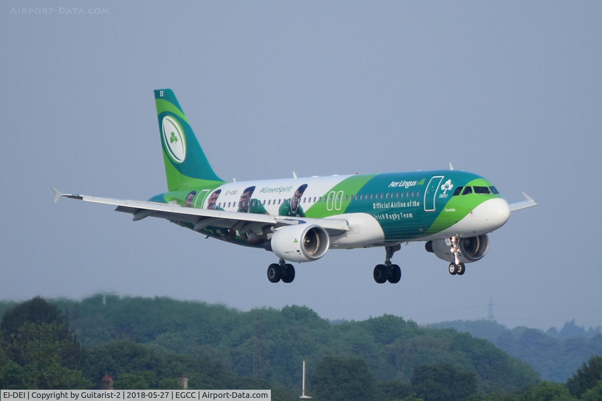 EI-DEI, 2005 Airbus A320-214 C/N 2374, At Manchester