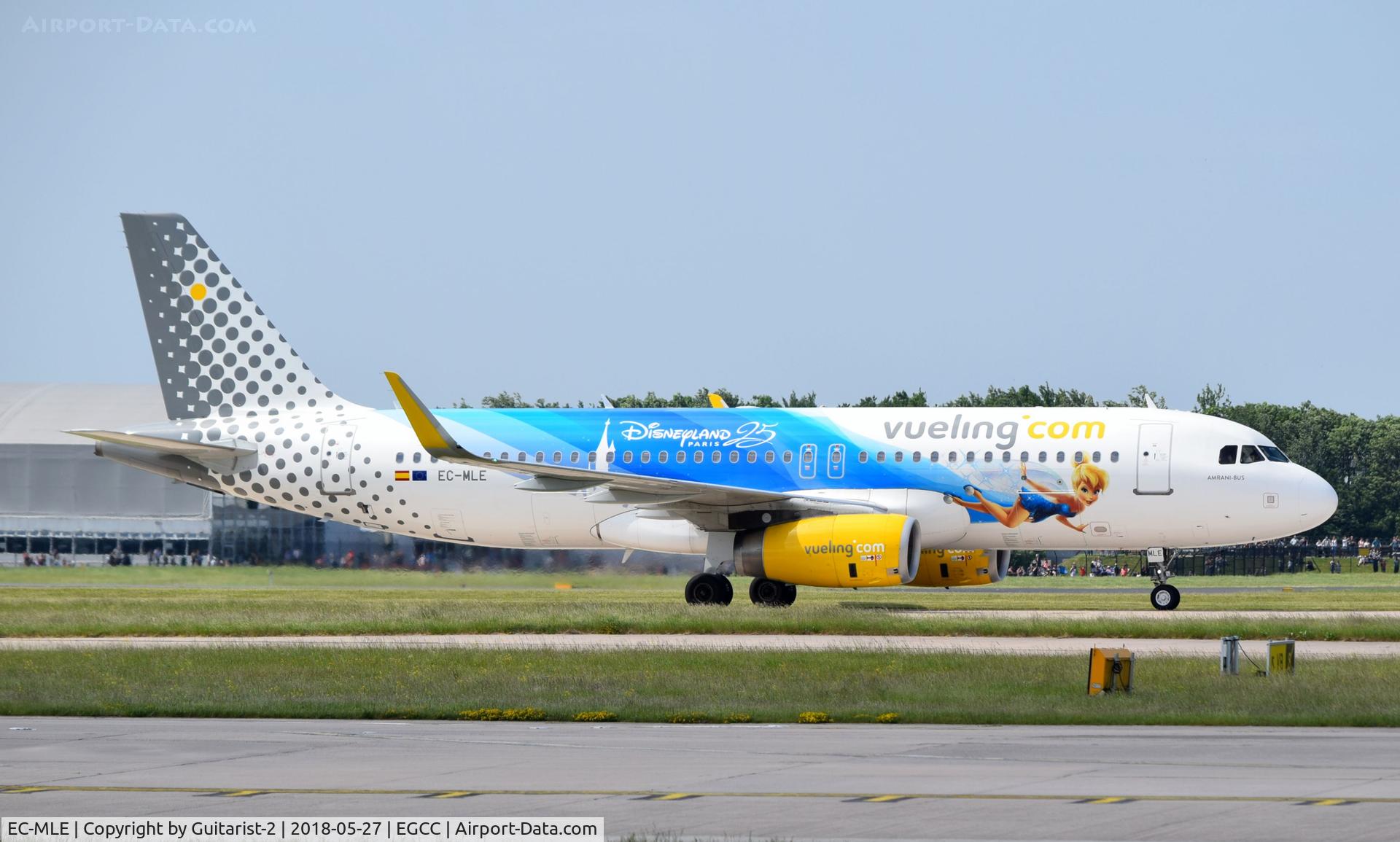 EC-MLE, 2016 Airbus A320-232 C/N 7109, At Manchester