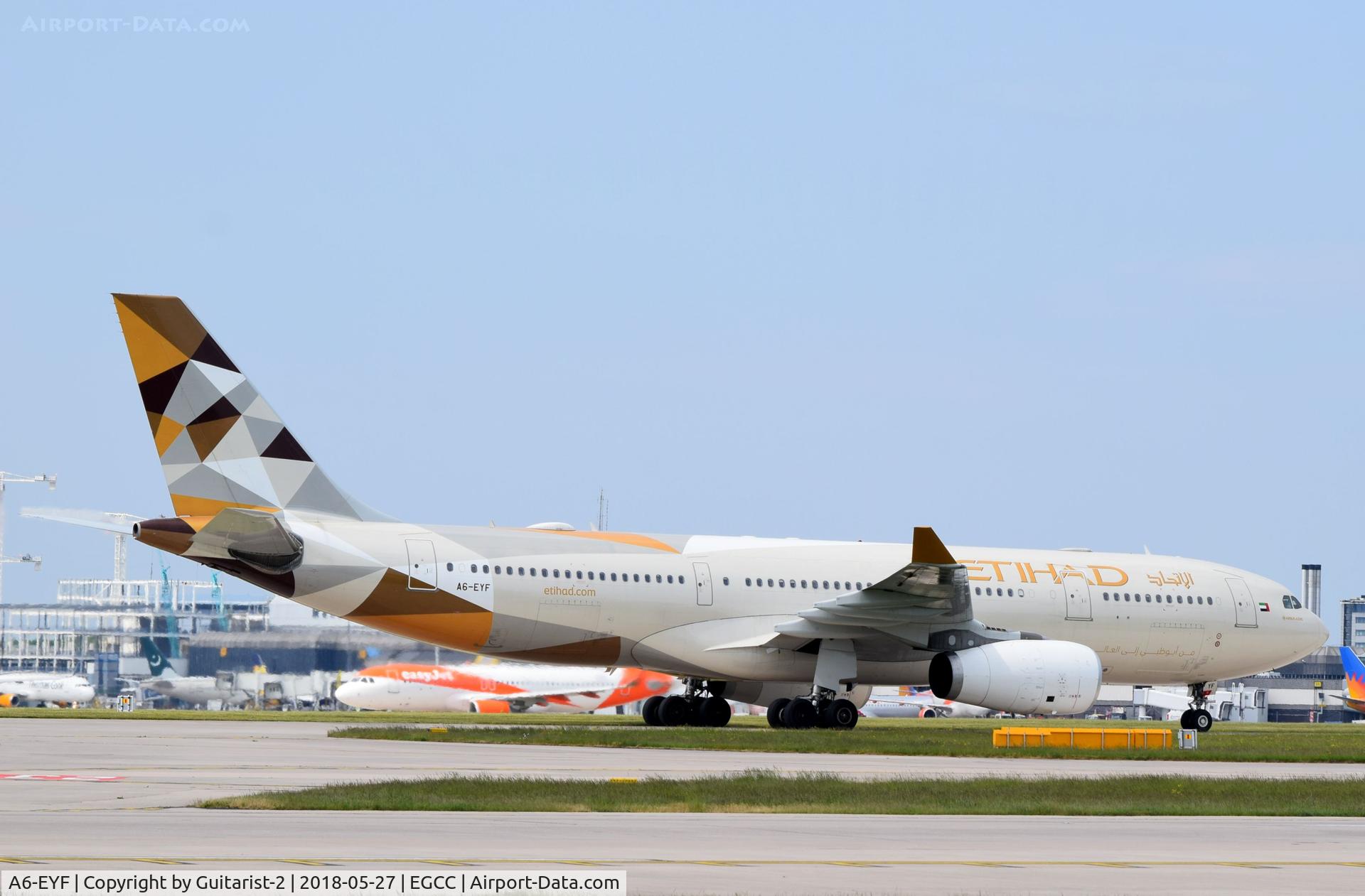 A6-EYF, 2006 Airbus A330-243 C/N 717, At Manchester