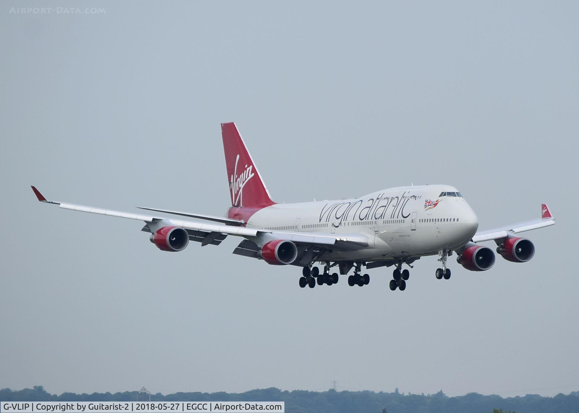 G-VLIP, 2001 Boeing 747-443 C/N 32338, At Manchester